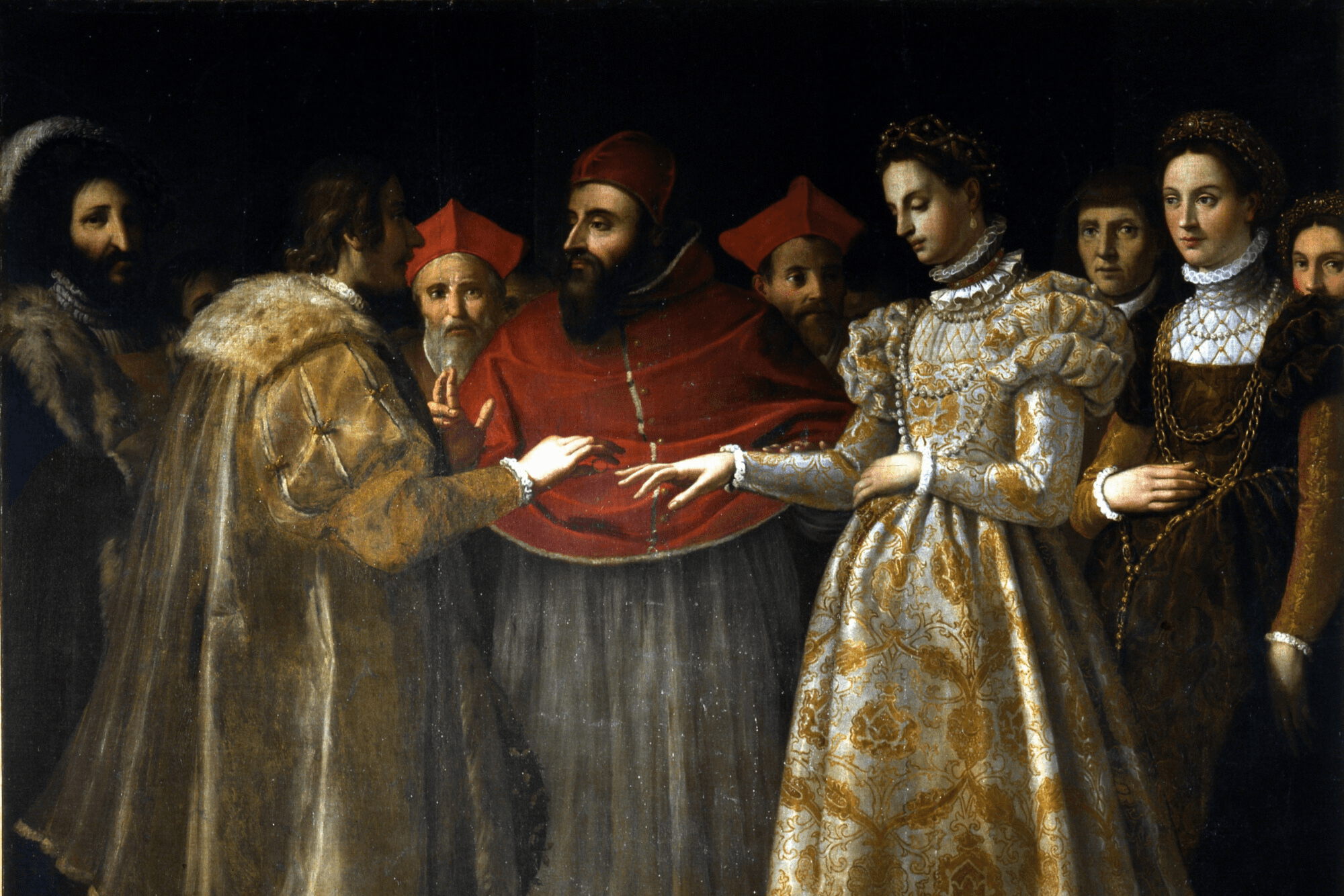 Matrimonio di Caterina de Medici, di Jacopo Chimenti, Galleria degli Uffiz