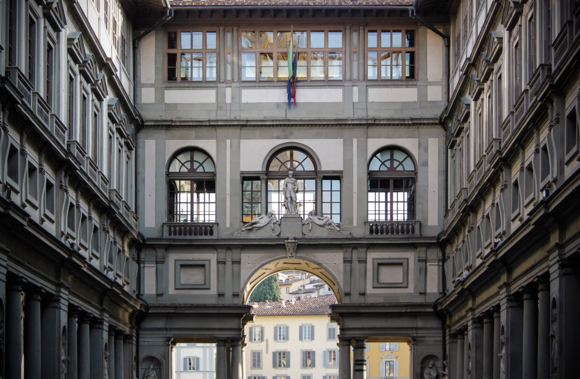 Uffizi dal piazzale