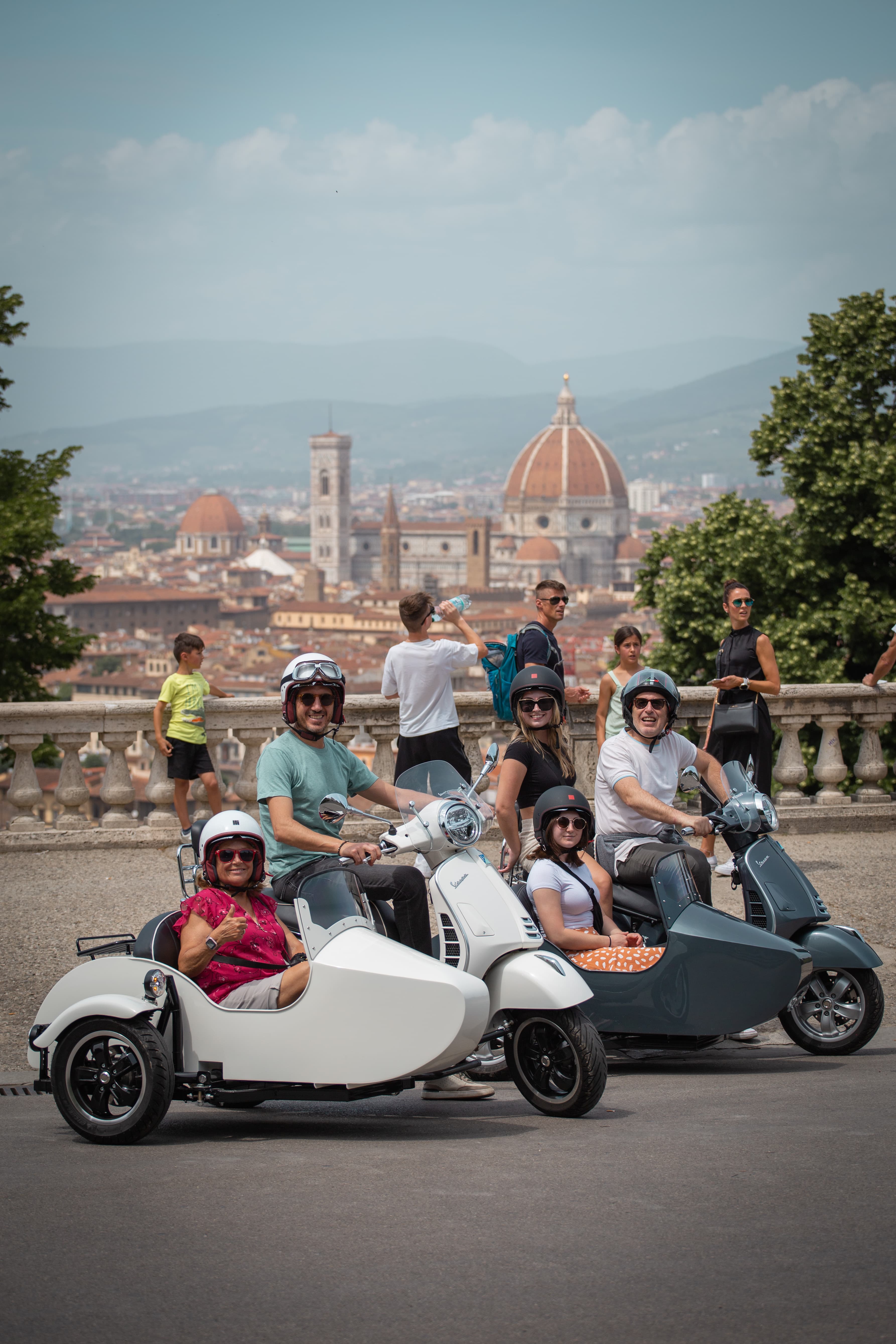 Florence Vespa Sidecar Panoramic Tour