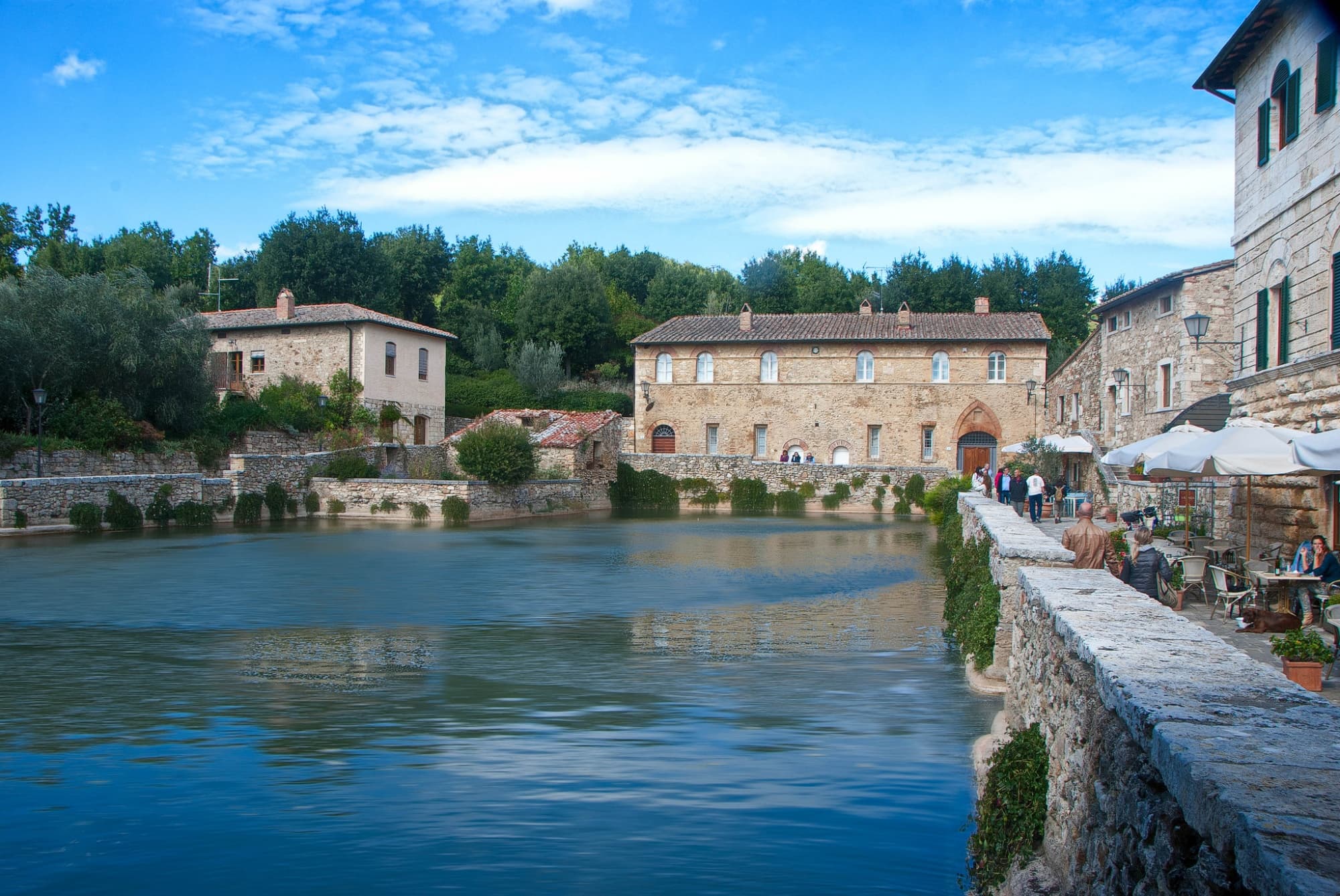 Bagno Vignoni pool