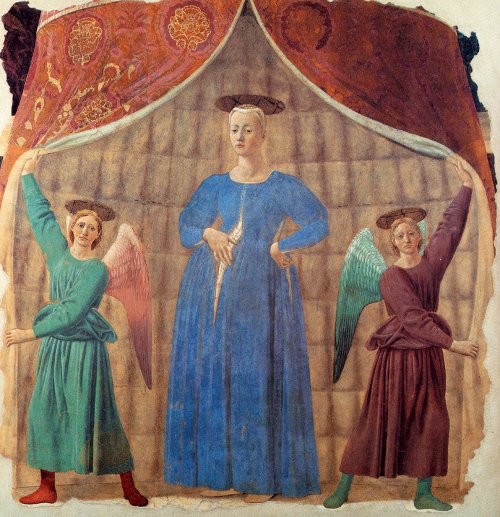 Die Madonna del Parto von Piero della Francesca in Monterchi