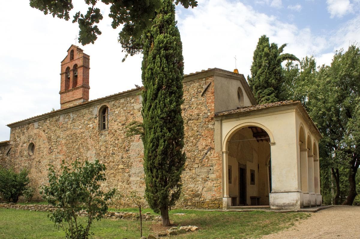Via della ginestra in Valdambra