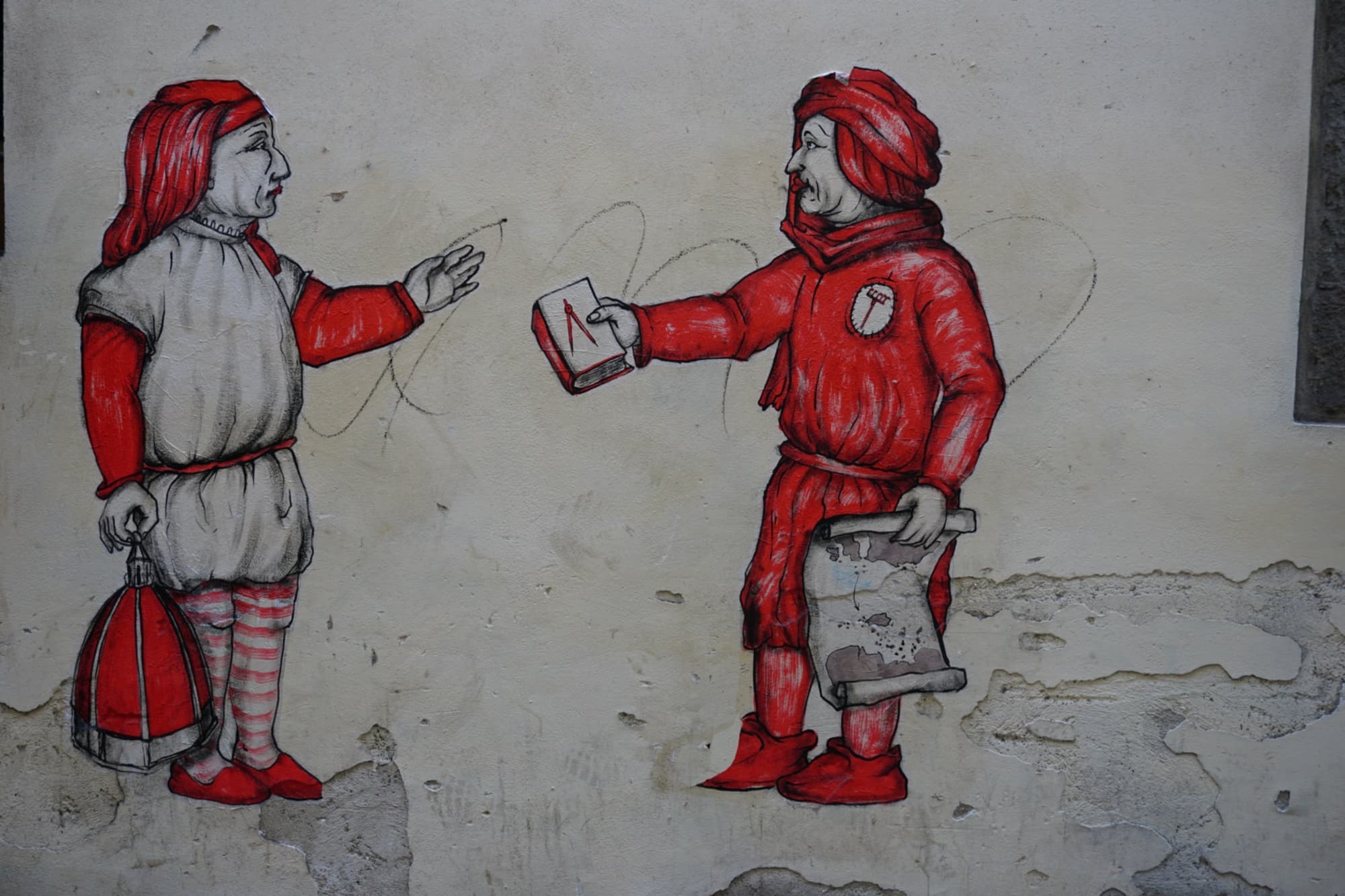Street art a Firenze: opera di Yuri