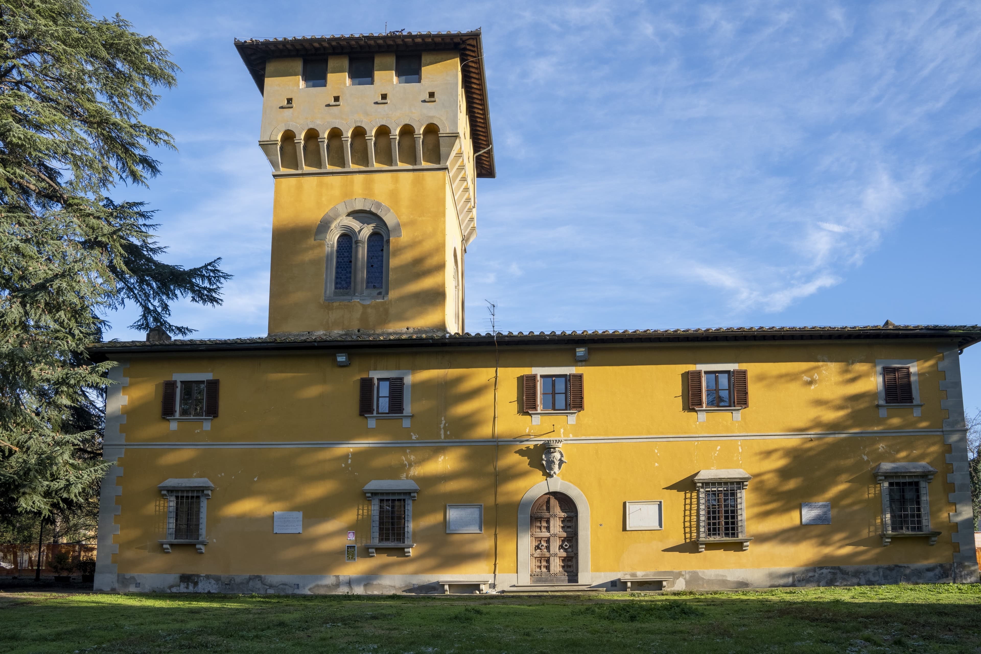 La façade de la Villa Pecori Giraldi