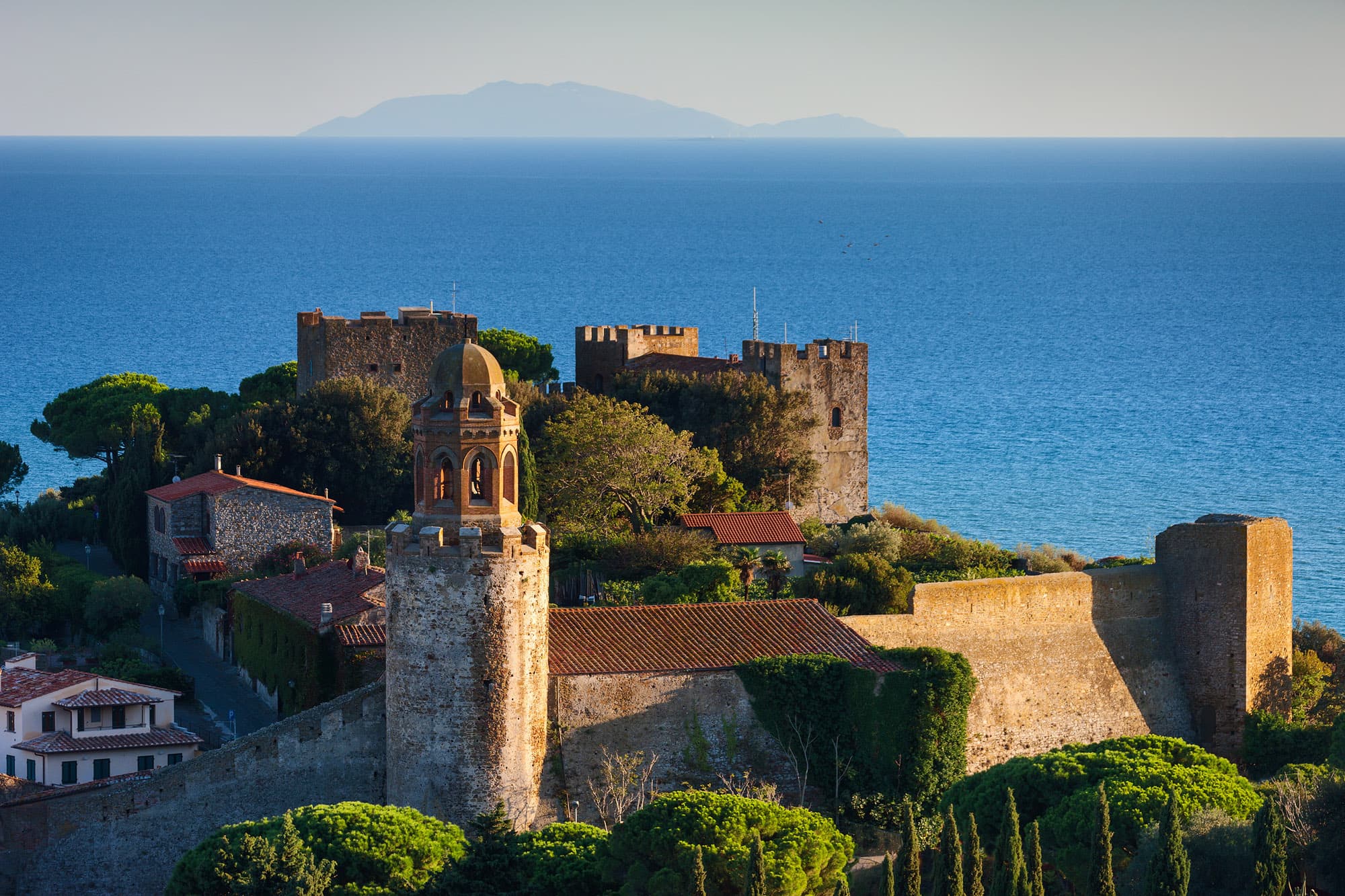 Blick auf Castiglione della Pescaia