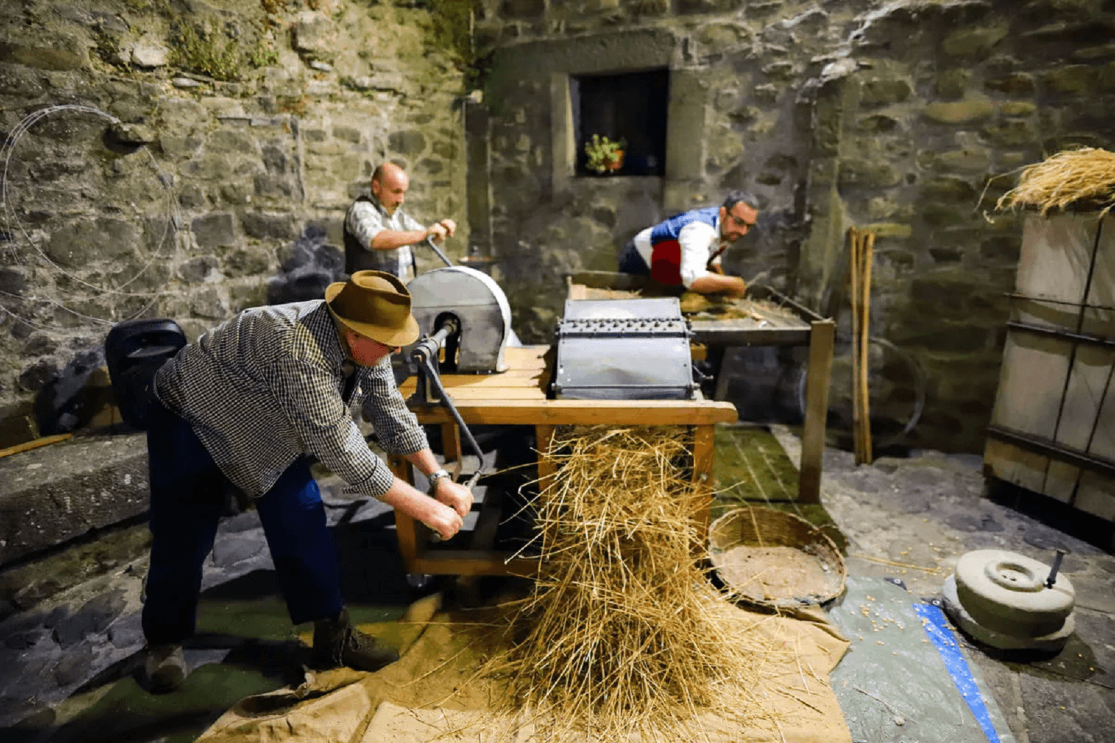 Handwerksberufe im Dorf in Ponticello