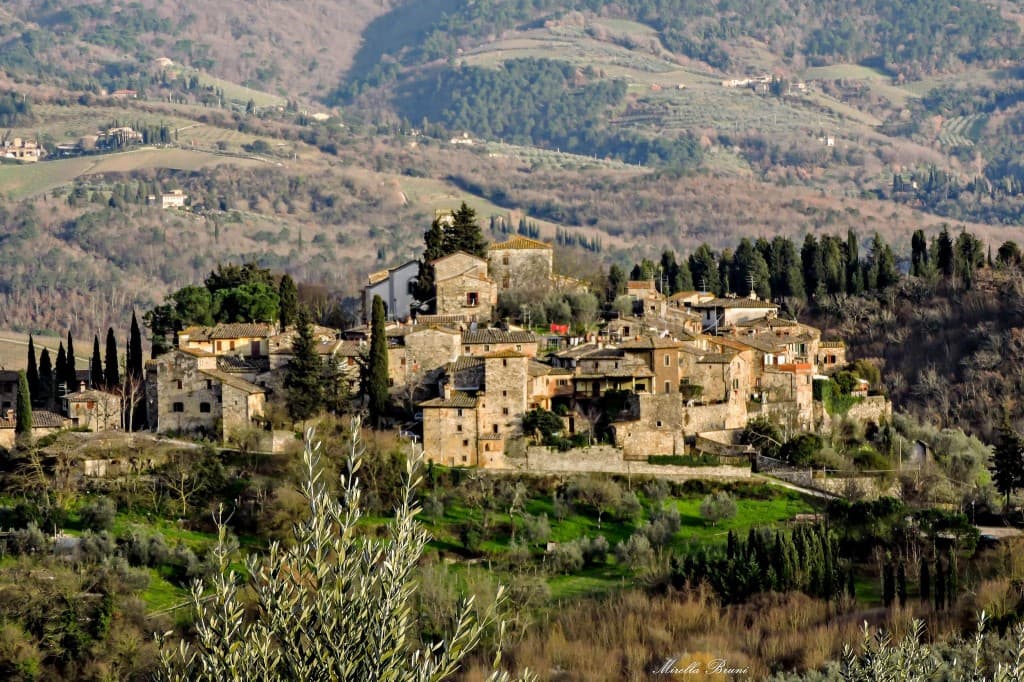 El pueblo de Montefioralle