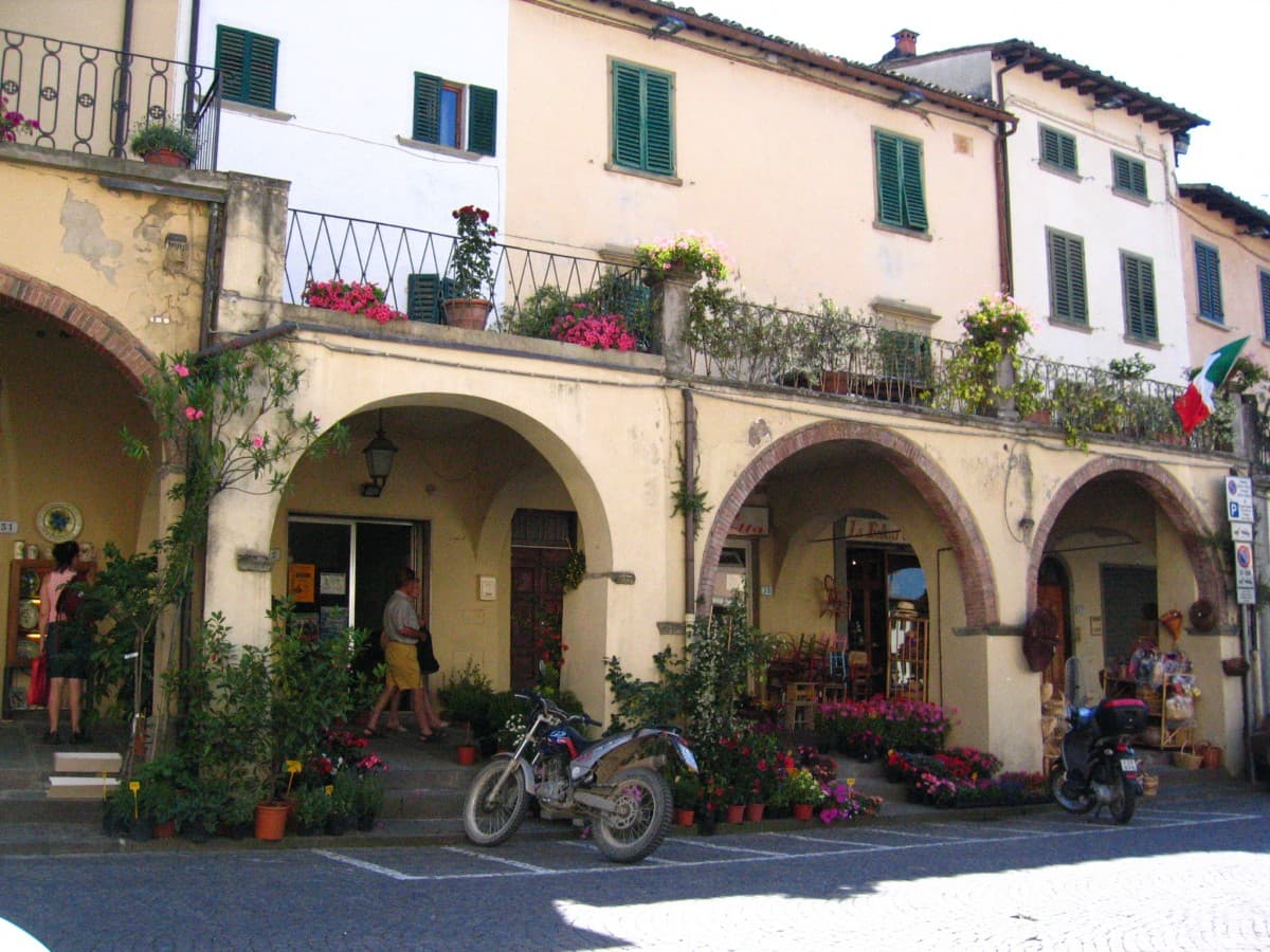 Piazza Matteotti in Greve in Chianti
