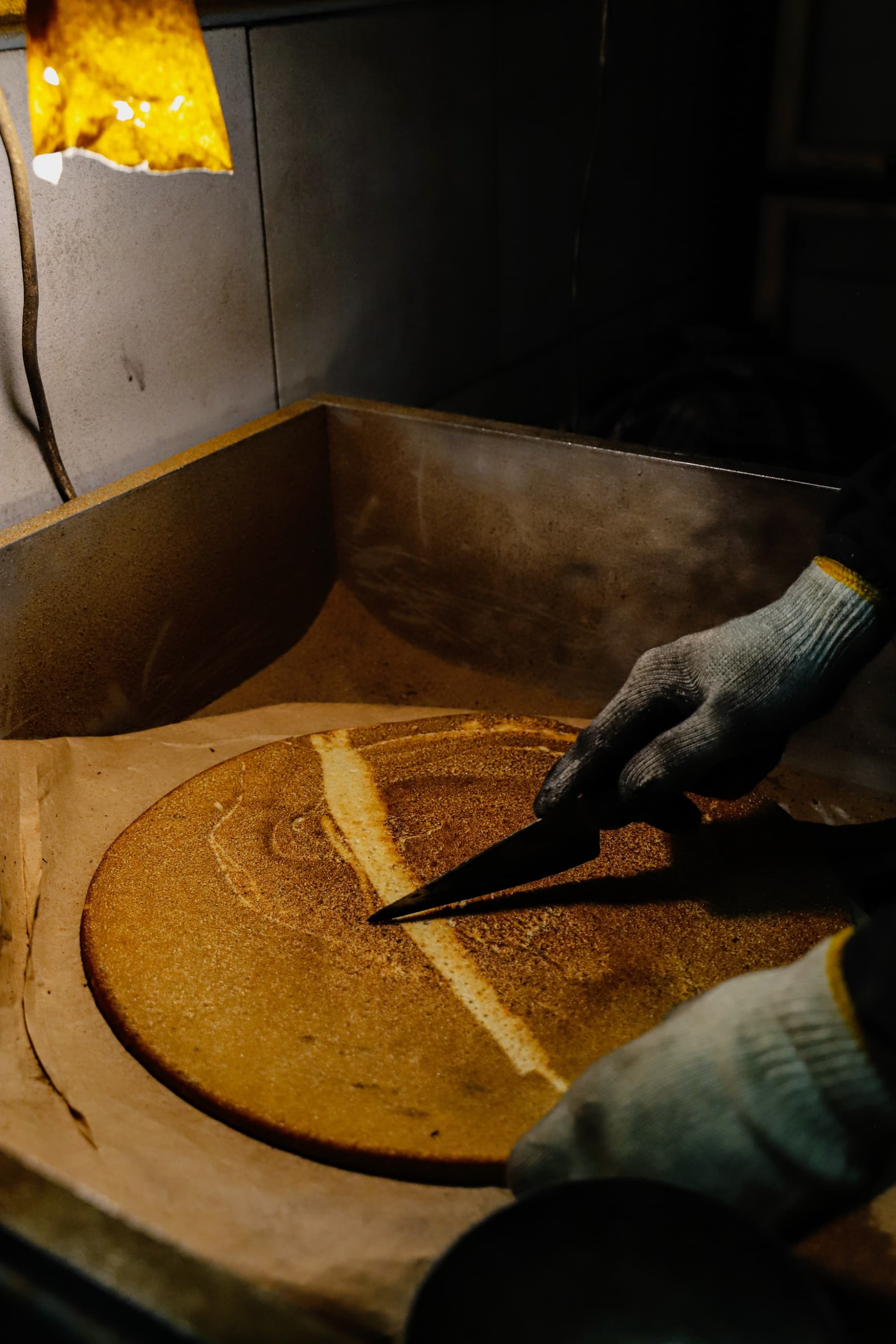 El "testarolo" tradicional de Lunigiana