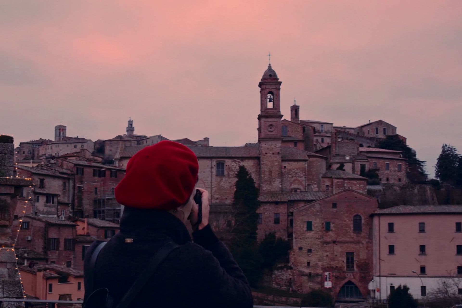 Sunset in Montepulciano