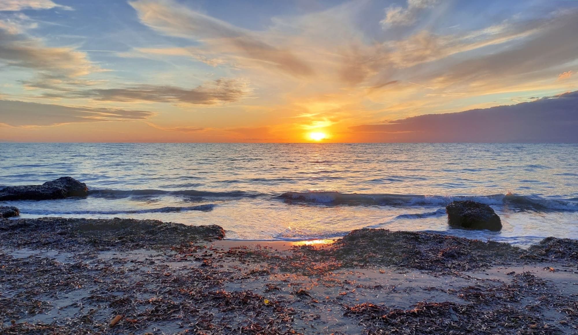Tramonto invernale a Vada (Rosignano Marittimo, Costa degli Etruschi)
