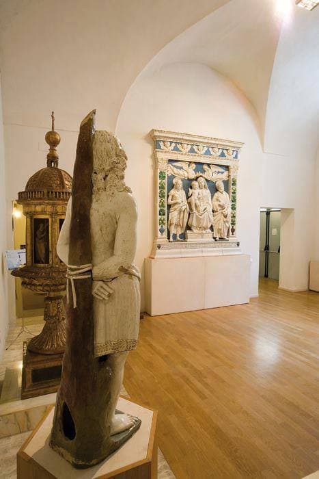 Una de las salas del Museo Cívico y Diocesano de Montalcino