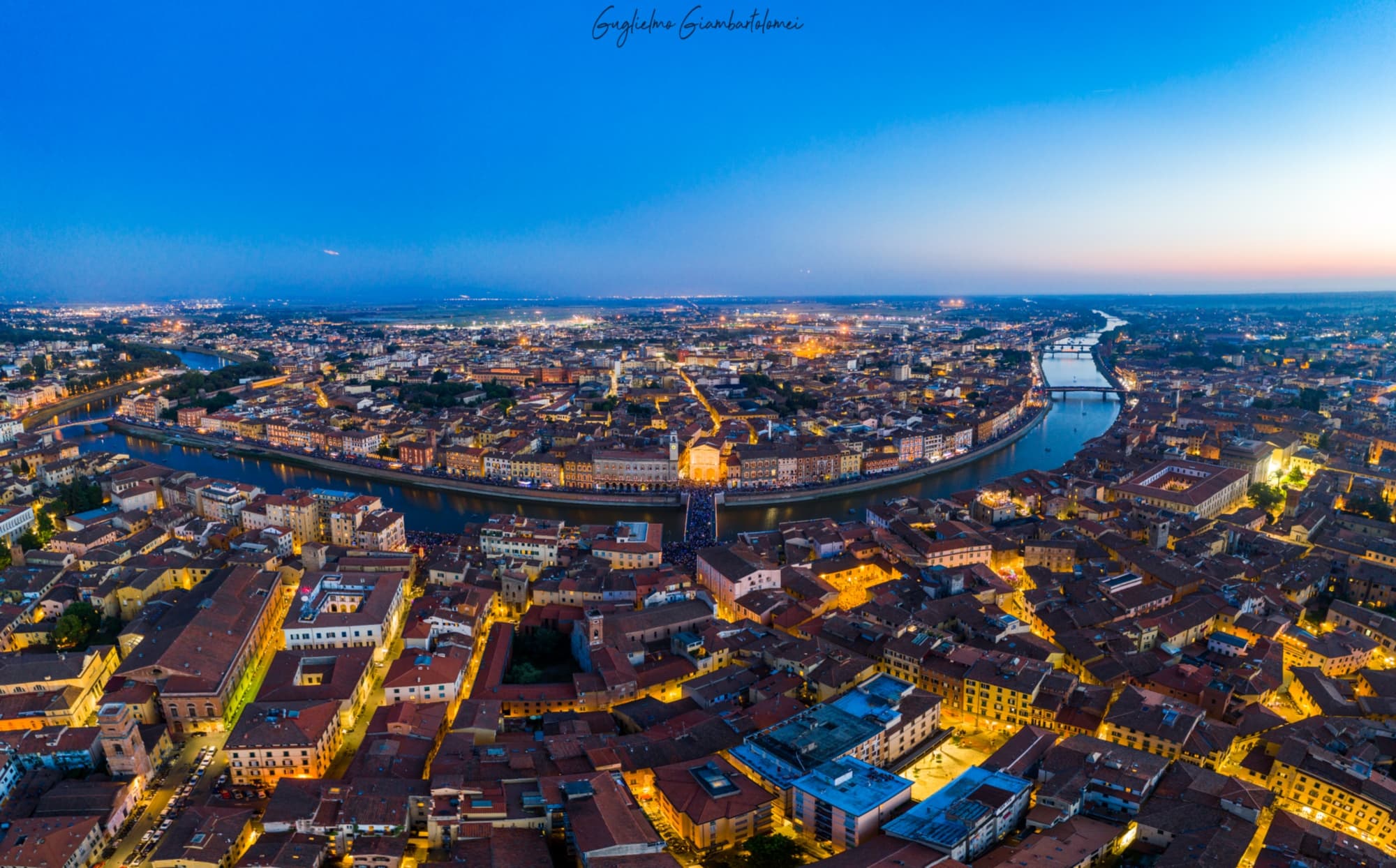 Luminara di San Ranieri, Panoramica