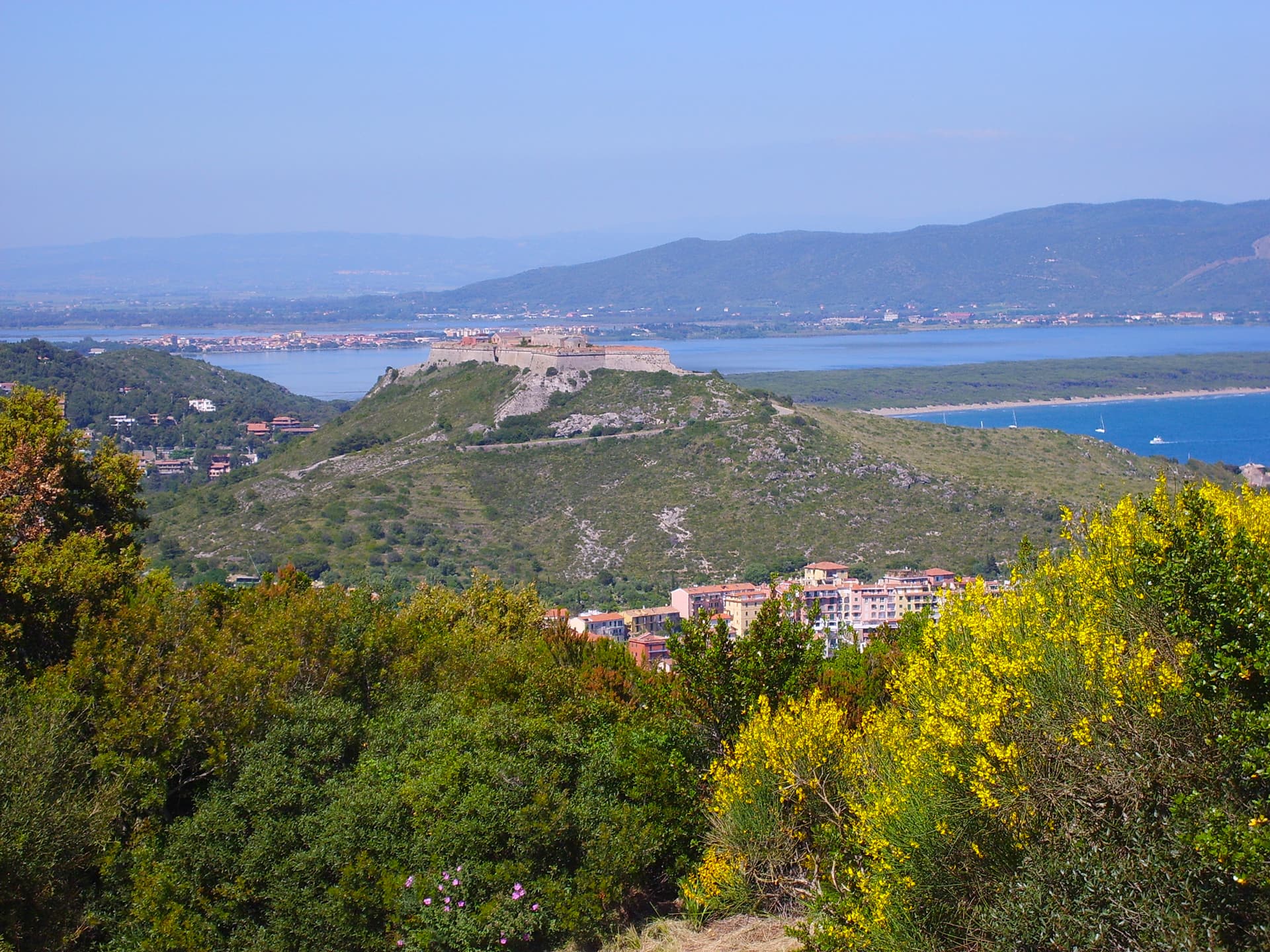 View on Fort Filippo from Fort Stella