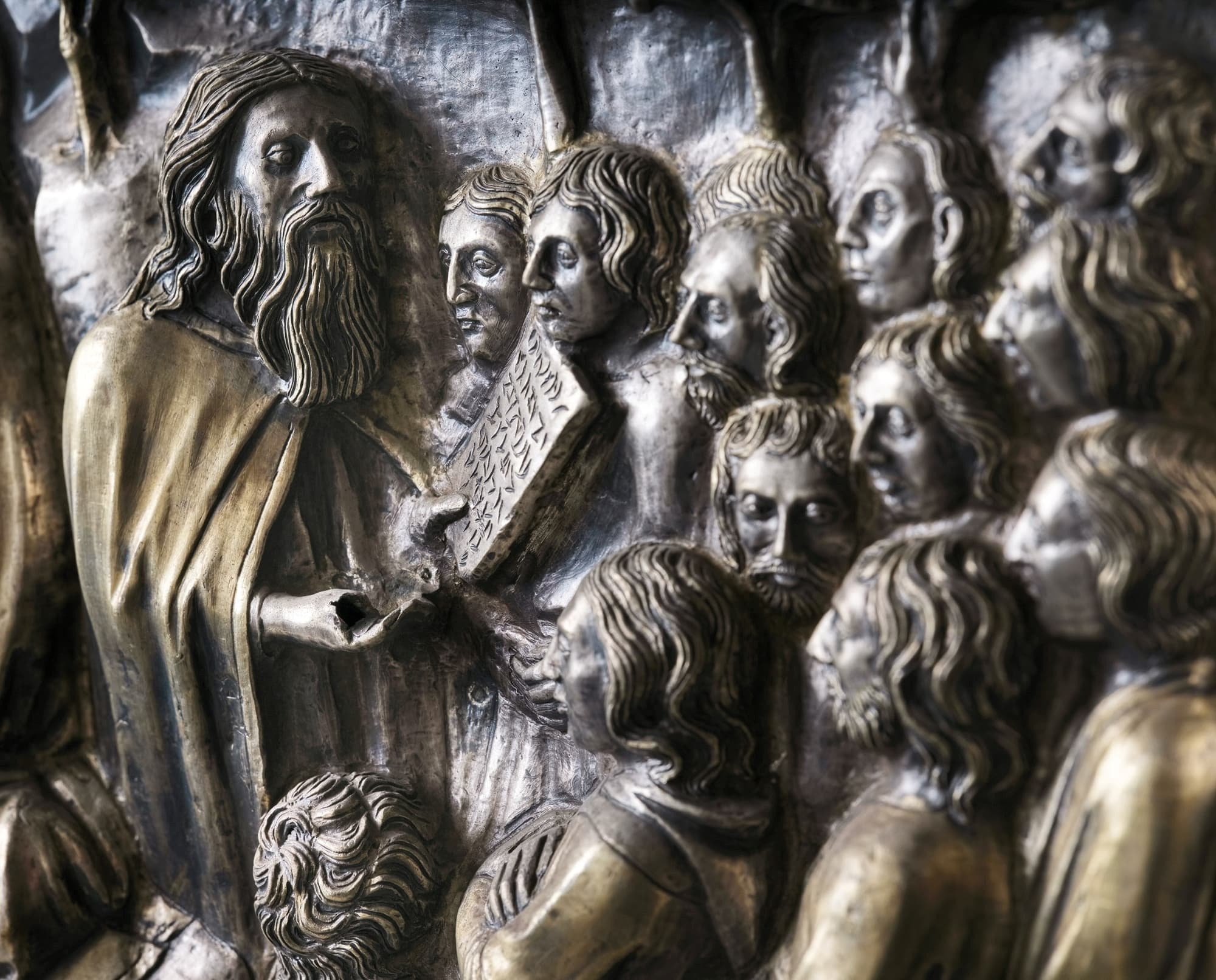 Eine Tafel des Altars