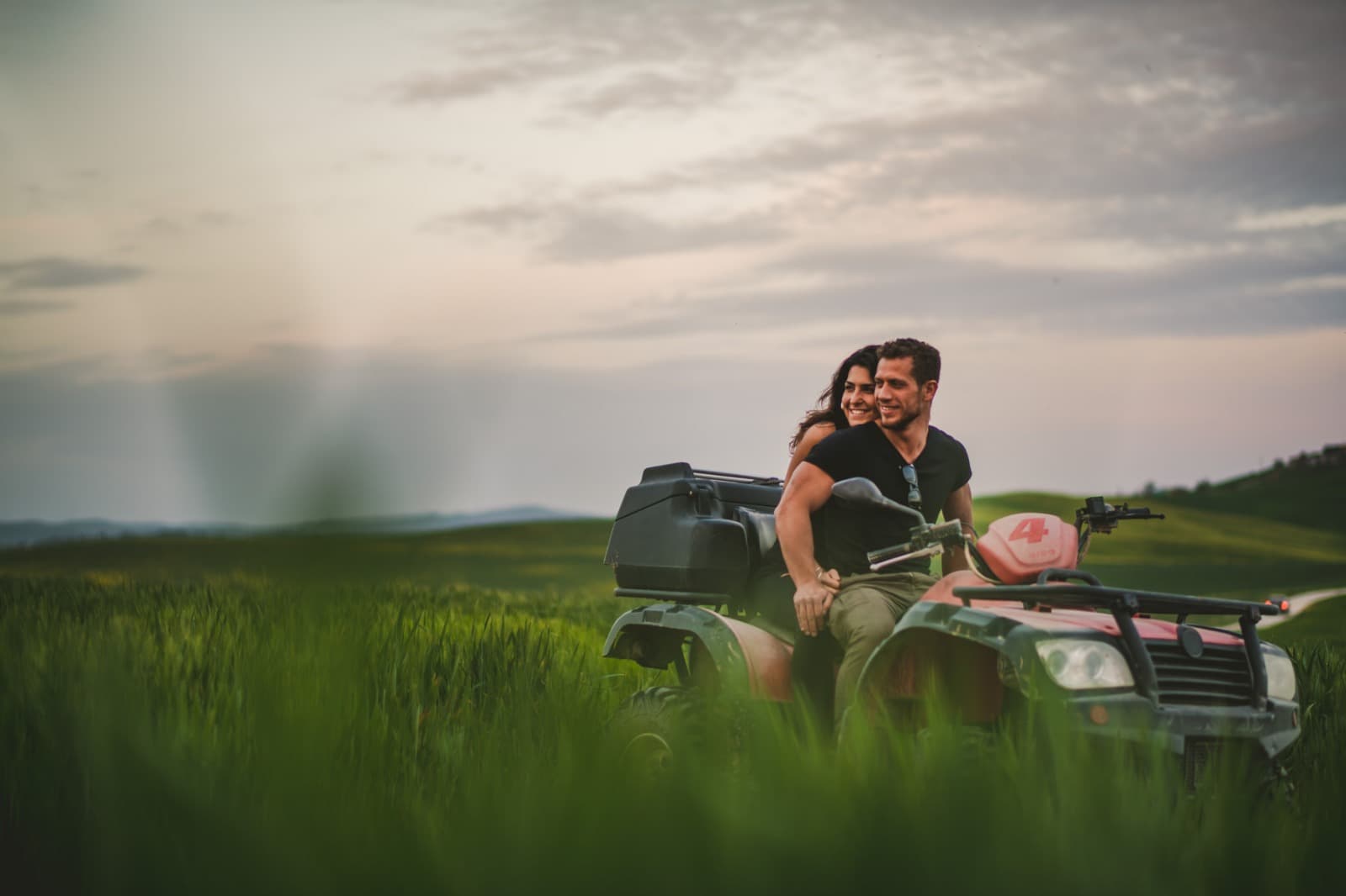 Quad adventure in Asciano, Tuscany