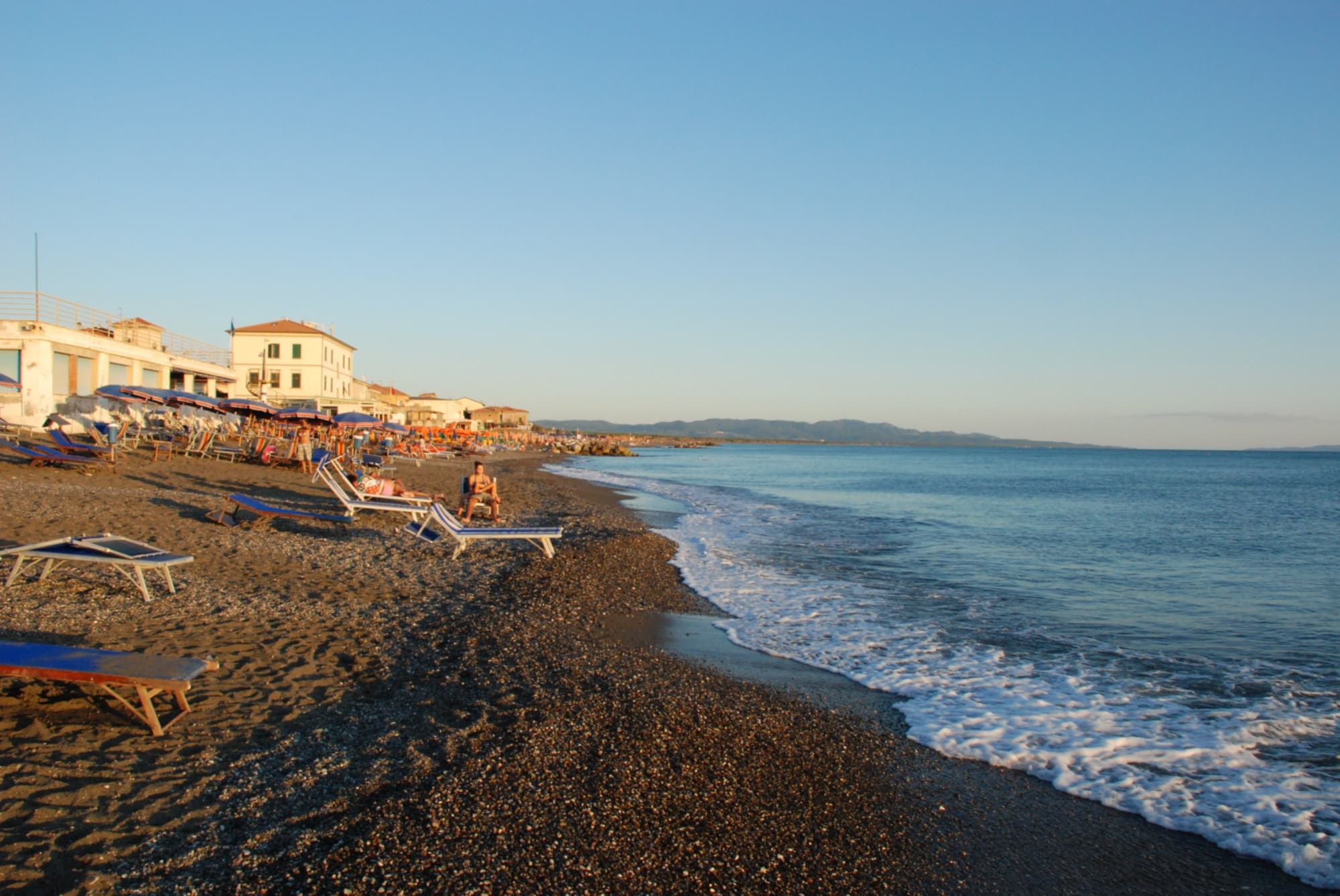 Beach at Marina di cecina