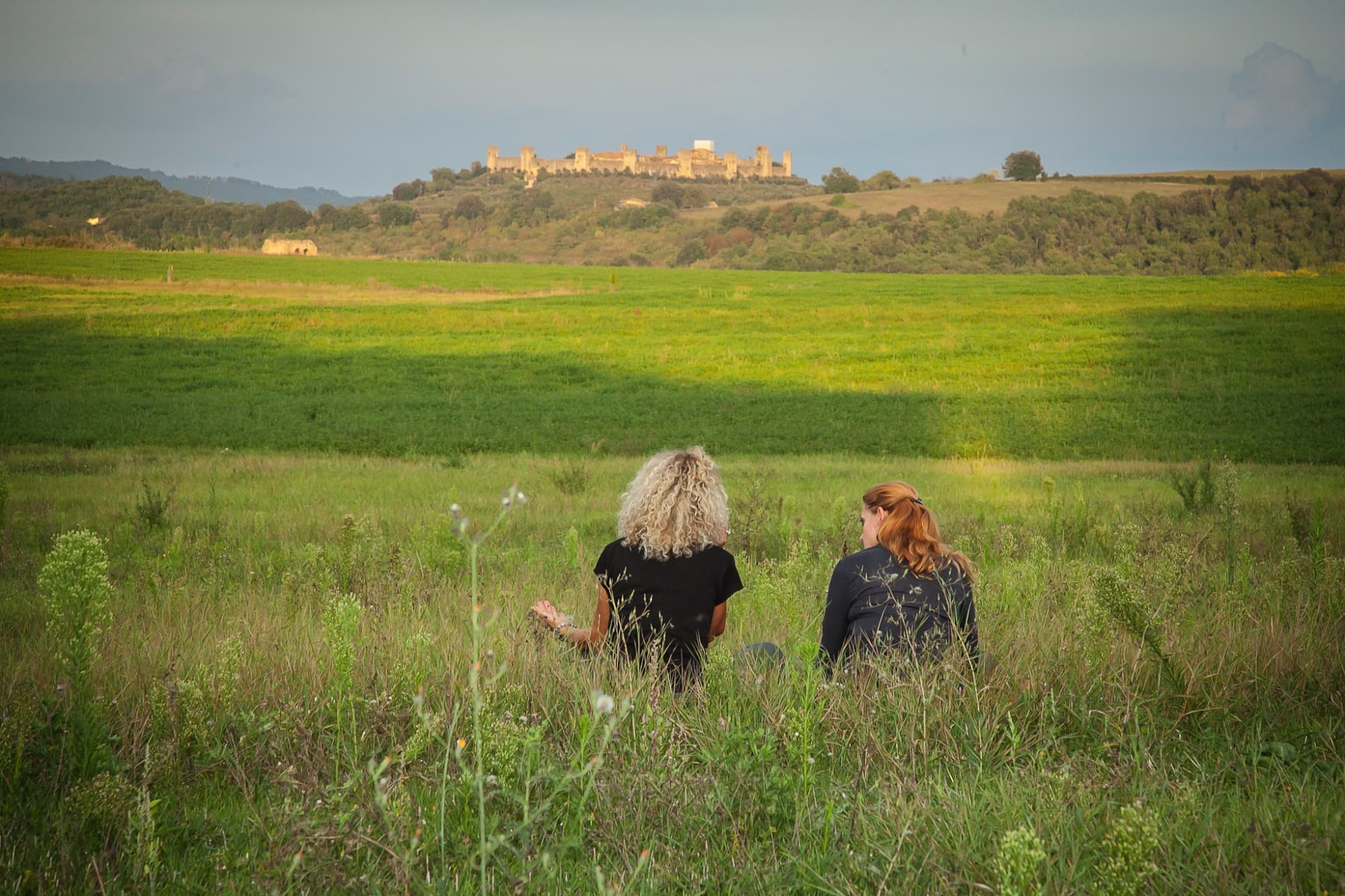 The countryside around Monteriggioni