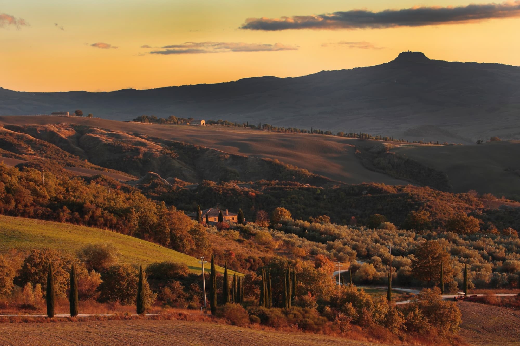 Radicofani y Val d'Orcia