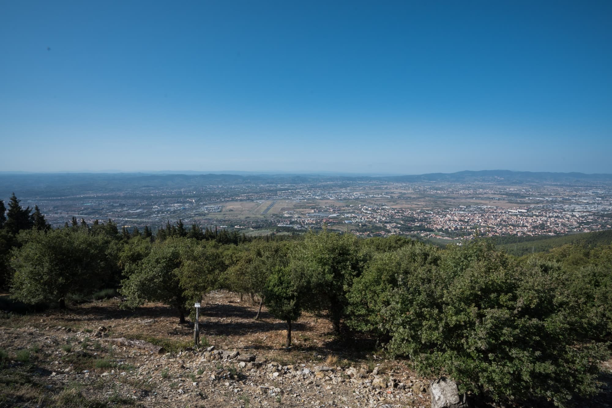 La vista desde Monte Morello
