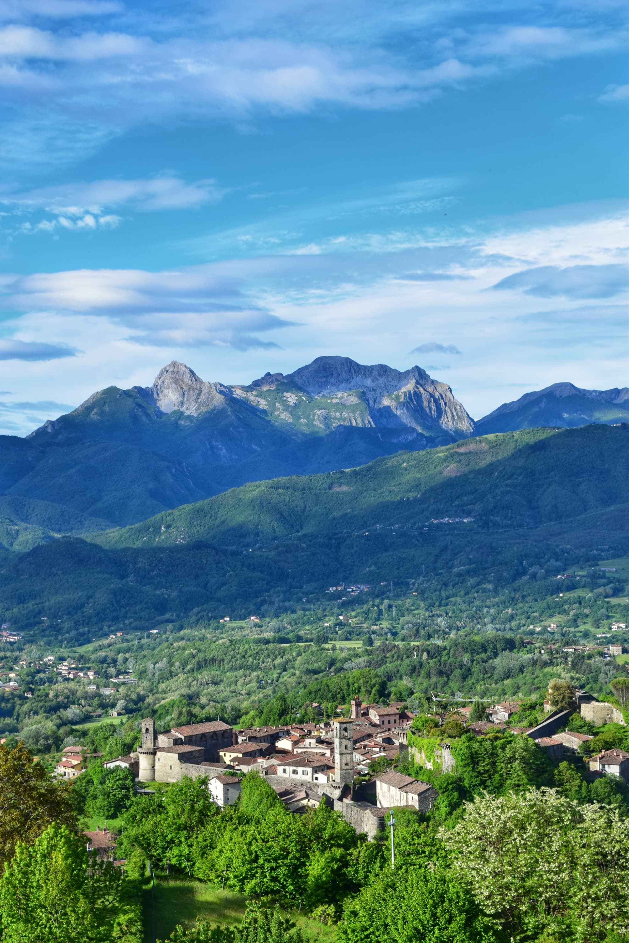 Paisaje de Castiglione de Garfagnana