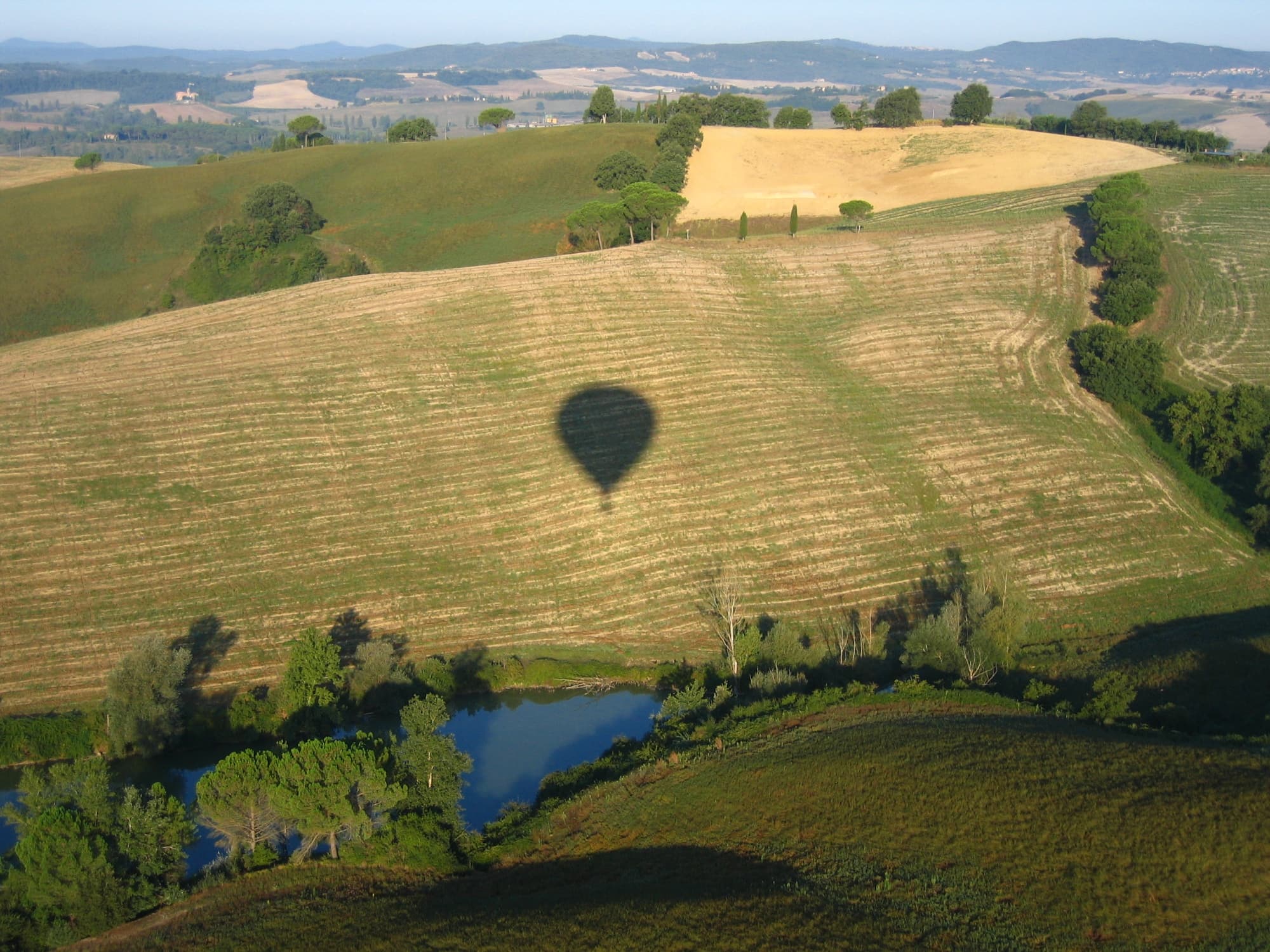 Sobrevolando Buonconvento
