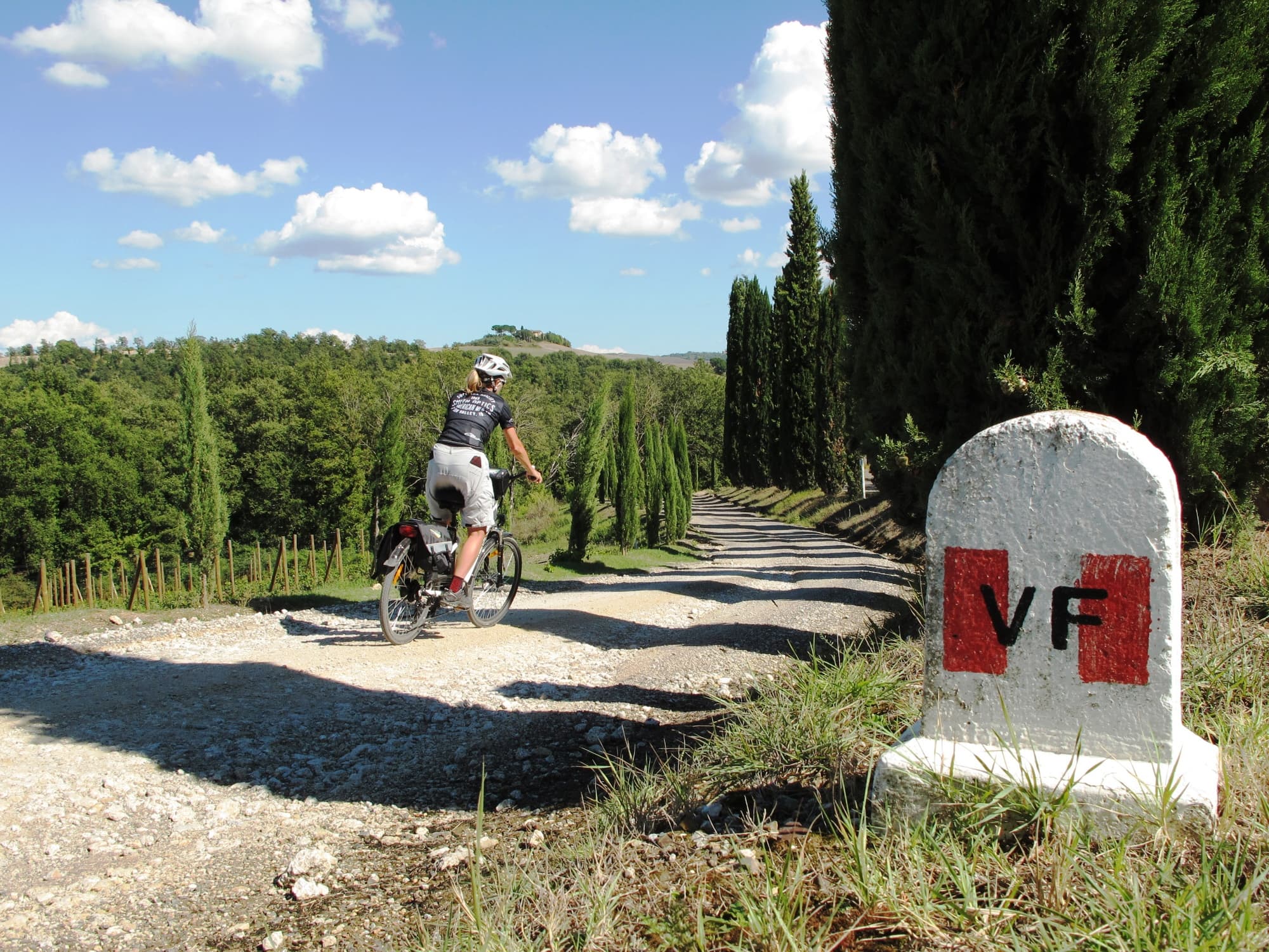 La Via Francigena in bicicletta