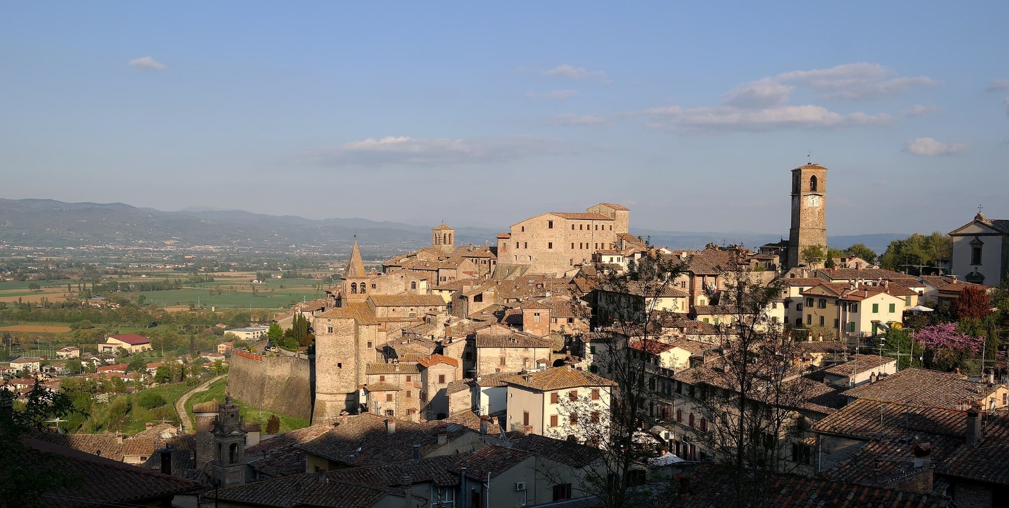 Vista panoramica di Anghiari