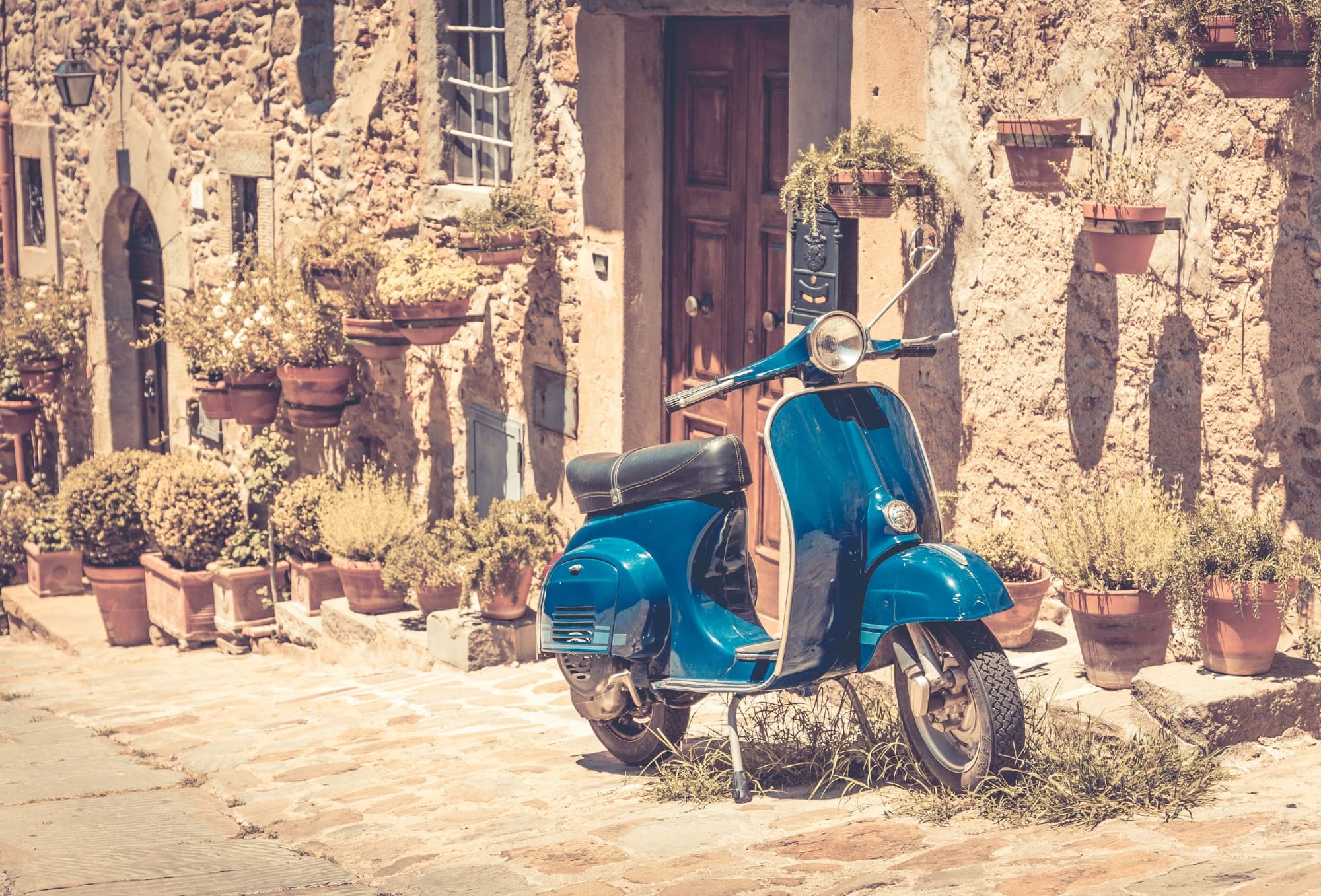 Val d'Orcia Vespa tour in Tuscany