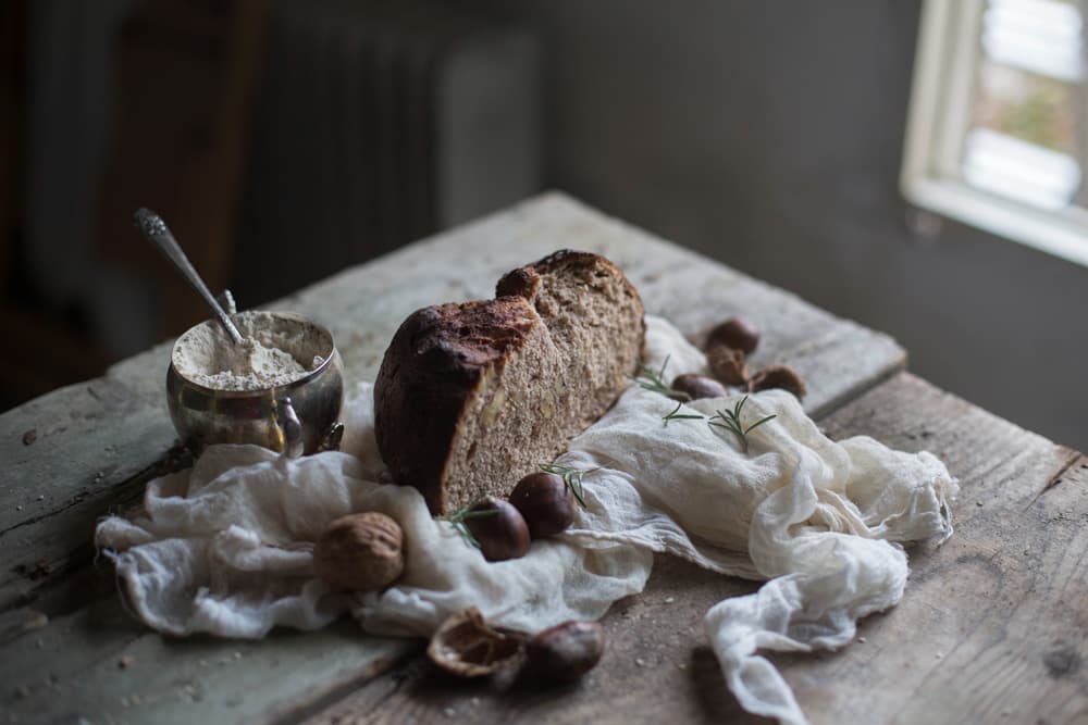 Pane con farina di castagne