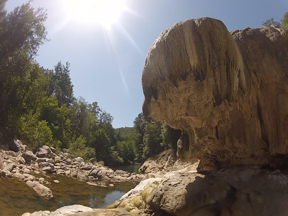 Unberührte Natur im Naturschutzgebiet Torrente Farma