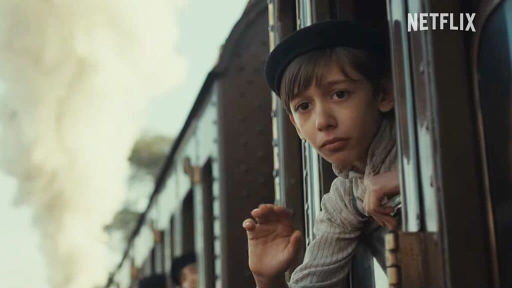 A scene from the film “The Children’s Train”