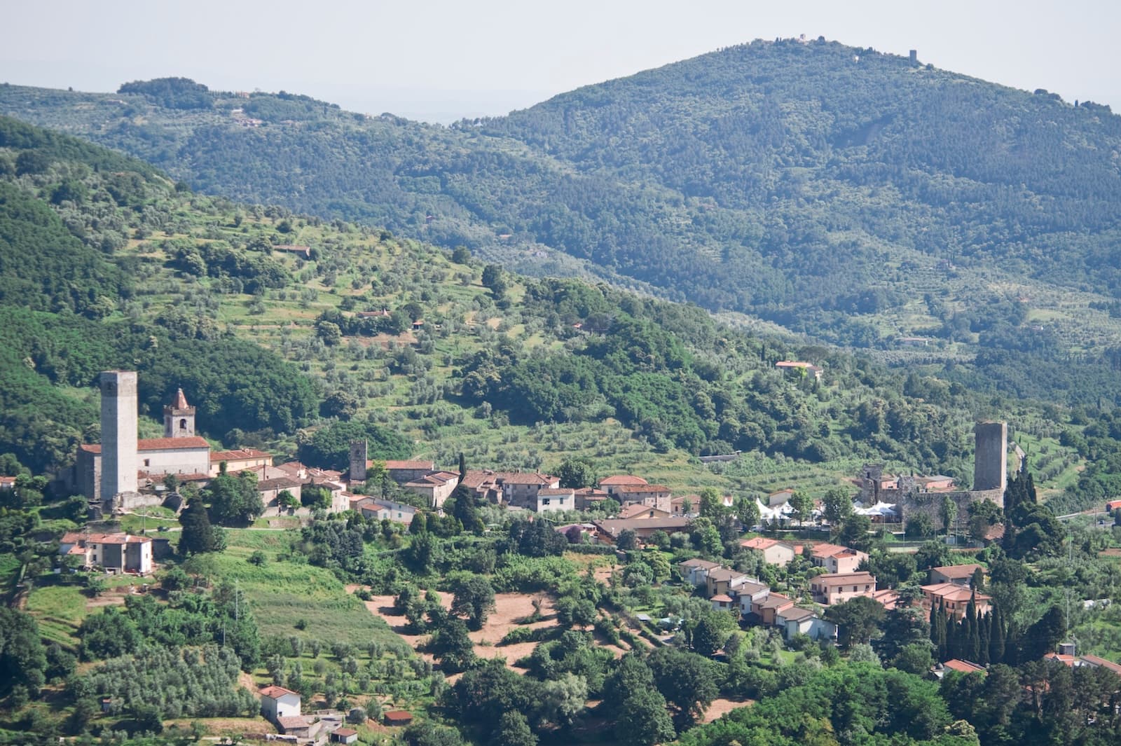 El pueblo de Serravalle Pistoiese