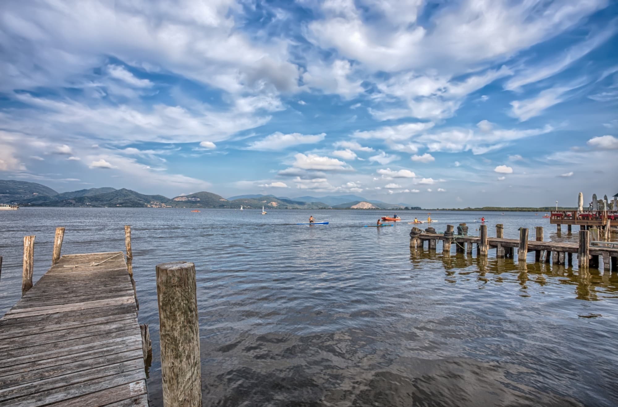 Une image du lac de Massaciuccoli