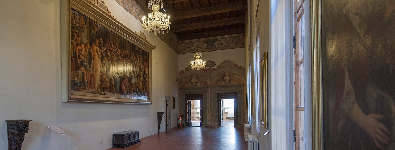 Una sala del Museo Statale d'Arte Medievale e Moderna di Arezzo