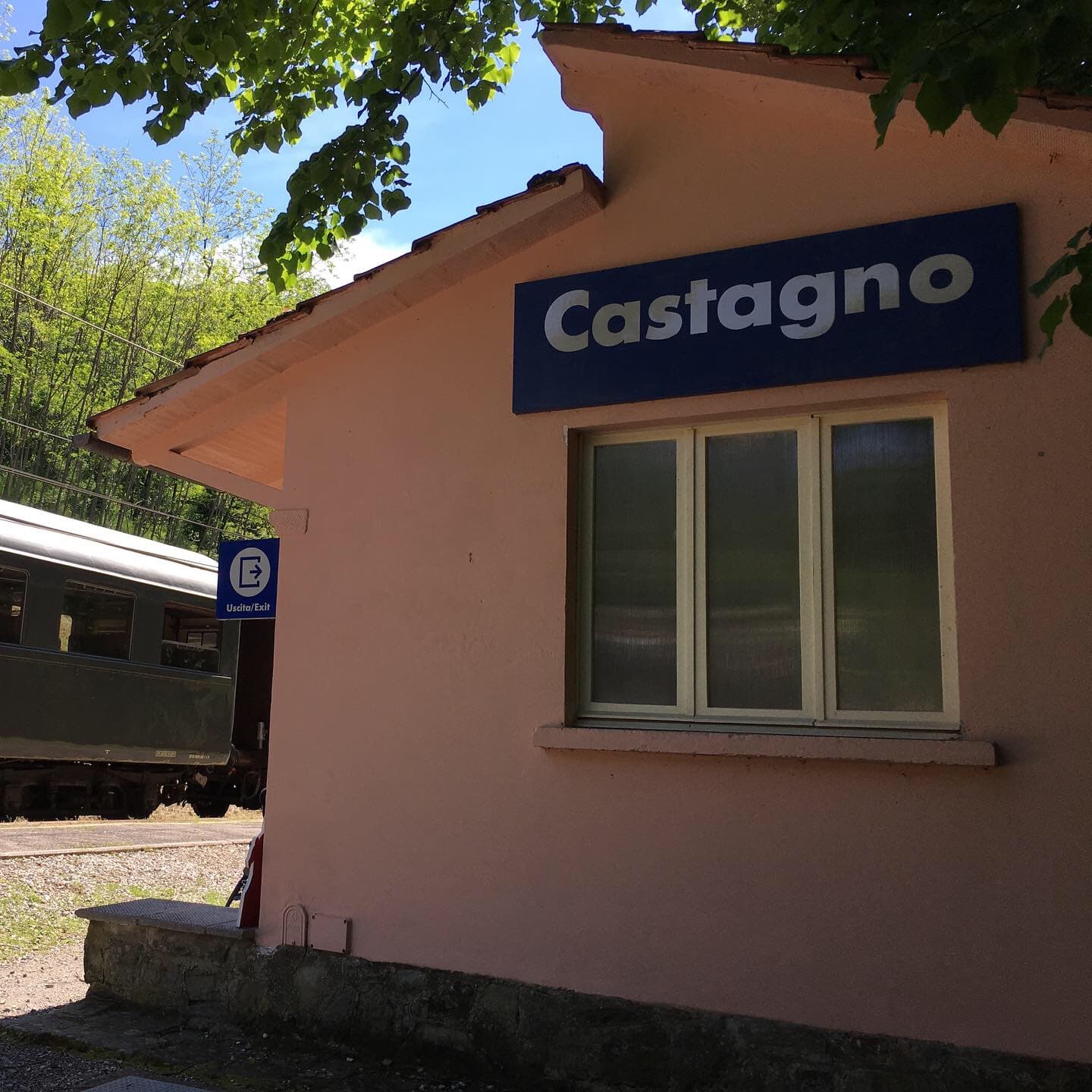 La stazione di Castagno di Piteccio