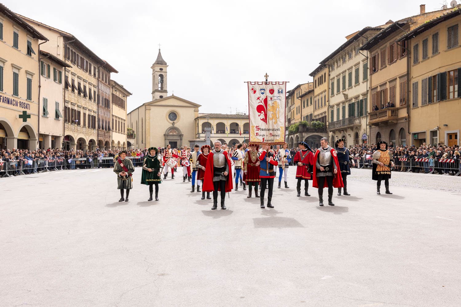 Der historische Festzug in Figline Valdarno