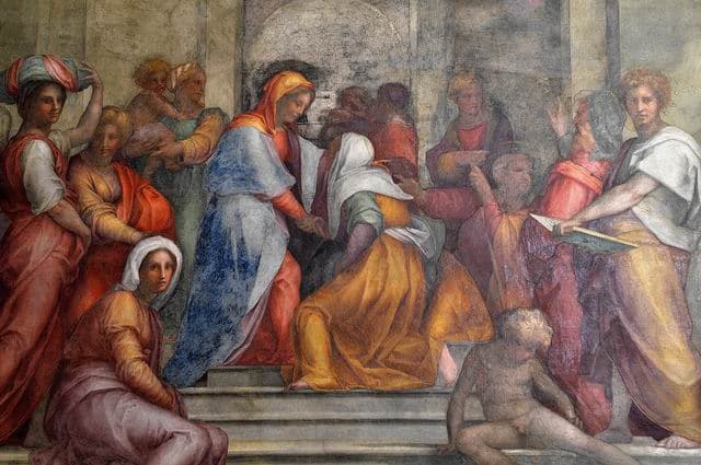 Pontormo “Visitazione” (particolare)