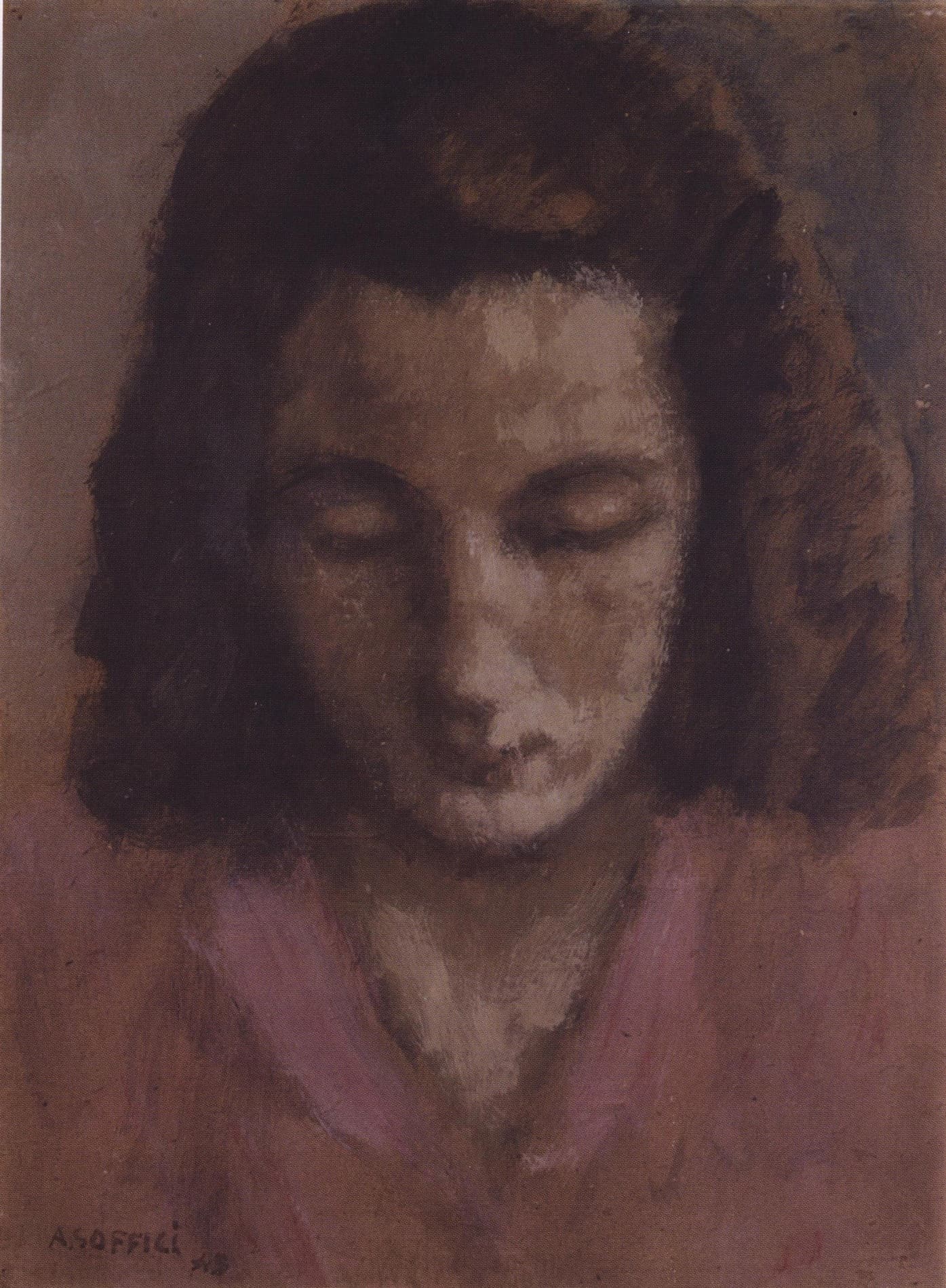 Laura Soffici - Oil on cardboard applied to panel
