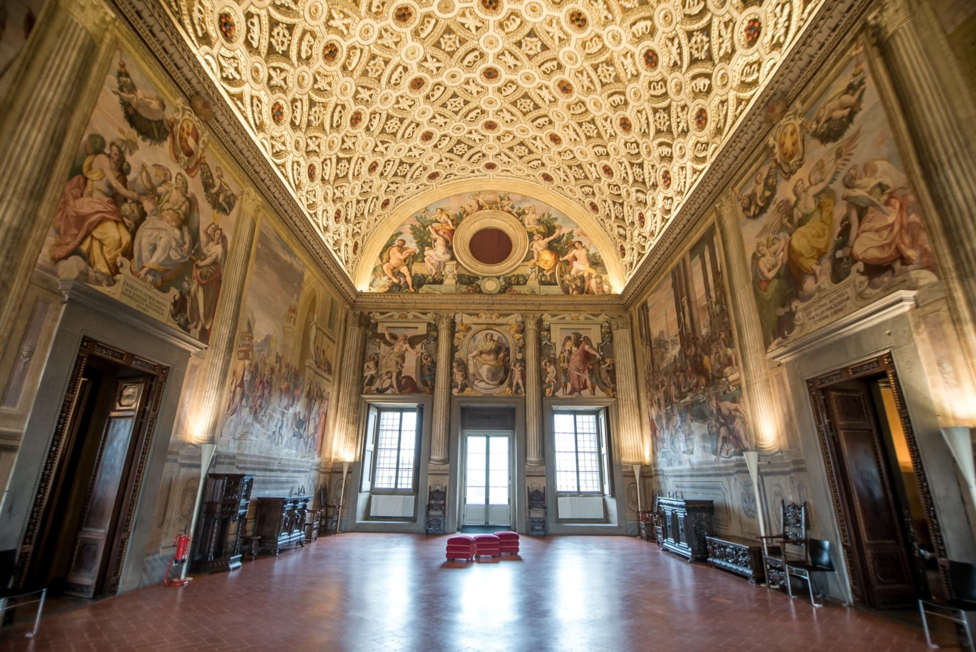 Interno della Villa Medicea Poggio a Caiano