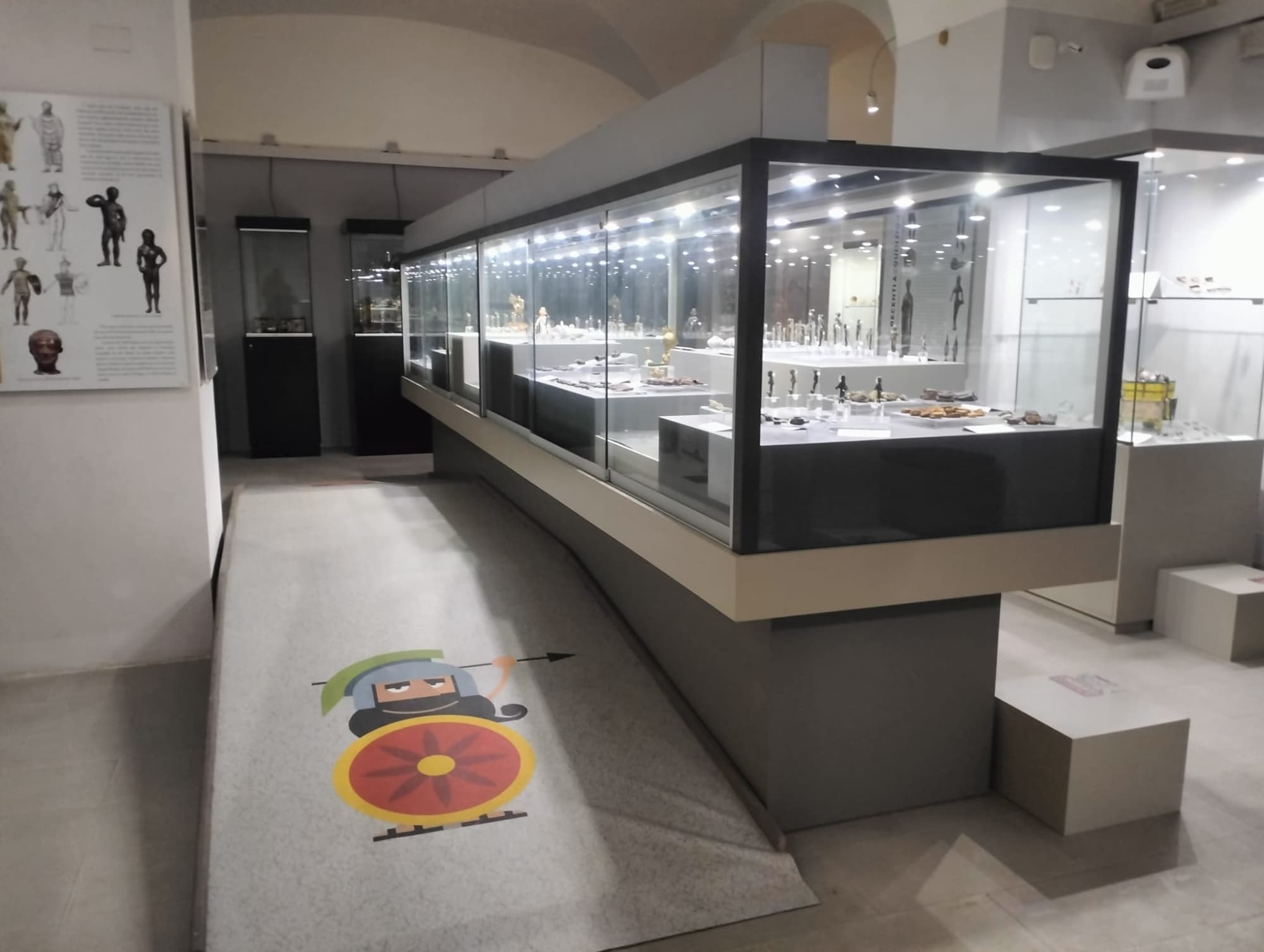 Il percorso espositivo al Museo Archeologico del Casentino