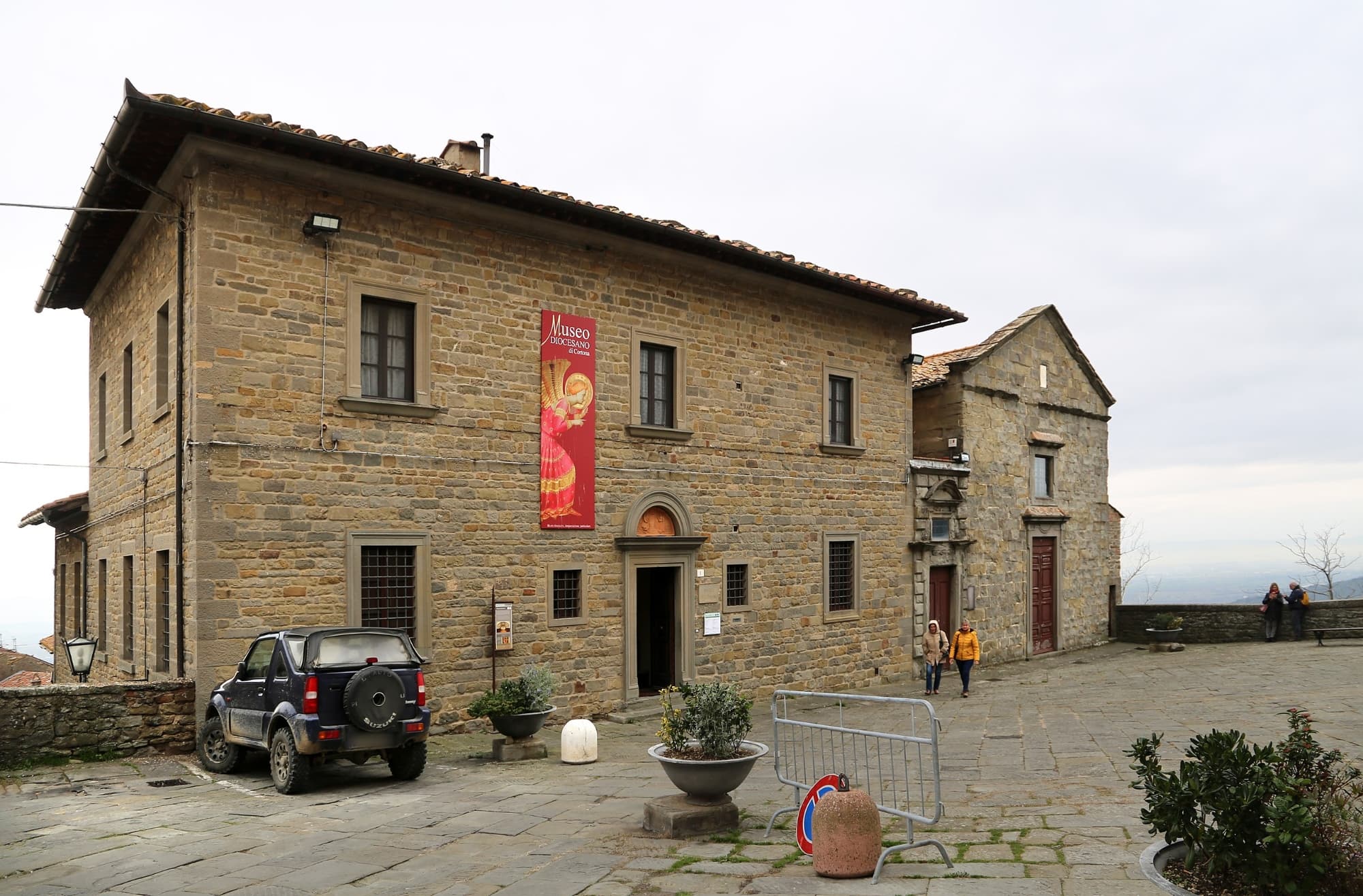 Cortona près d'Arezzo en Toscane