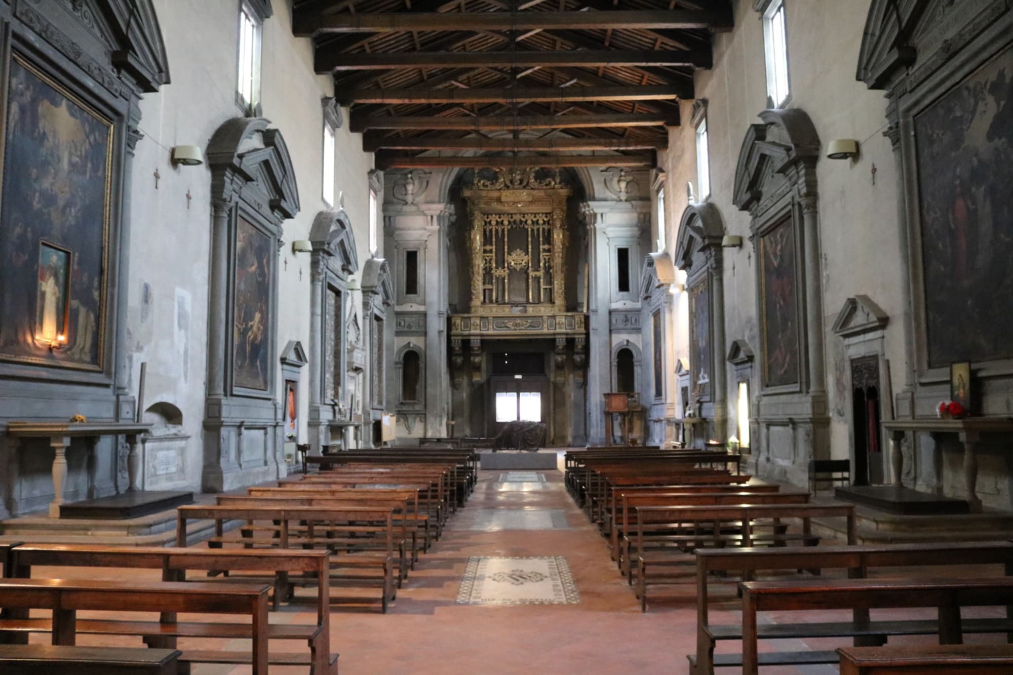 Interno della Chiesa di San Domenico a Pistoia