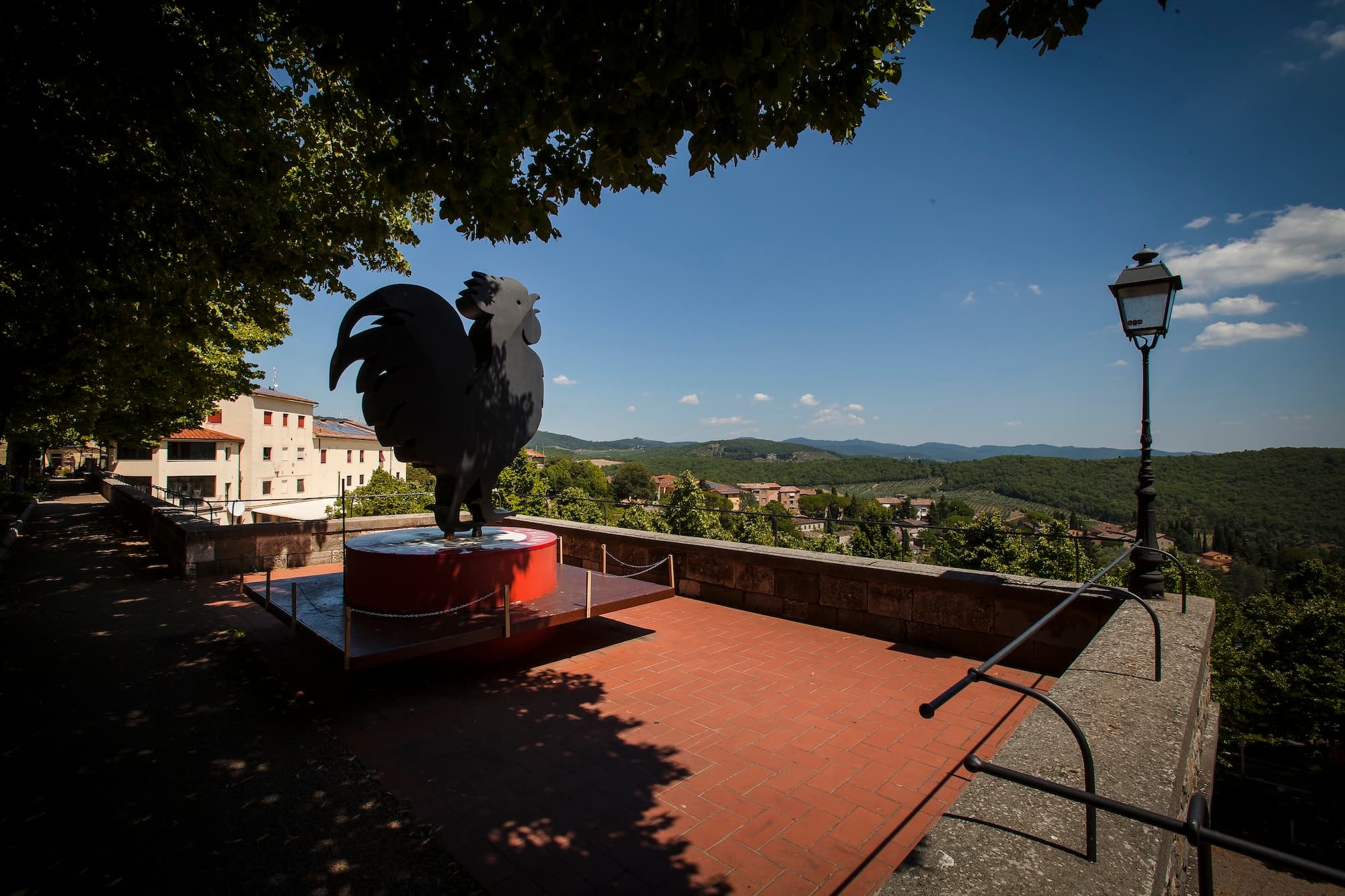 La vue panoramique de Radda in Chianti