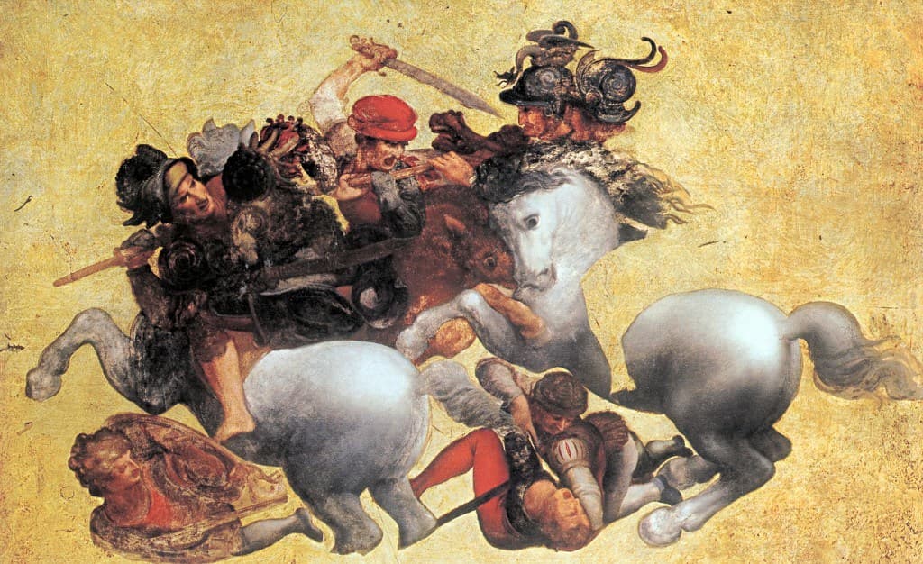Tavola Doria - battaglia di Anghiari