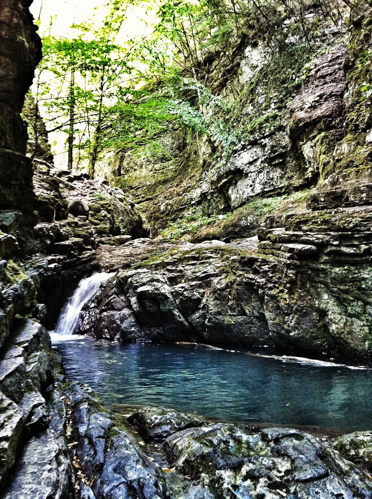 Orrido di Botri canyon