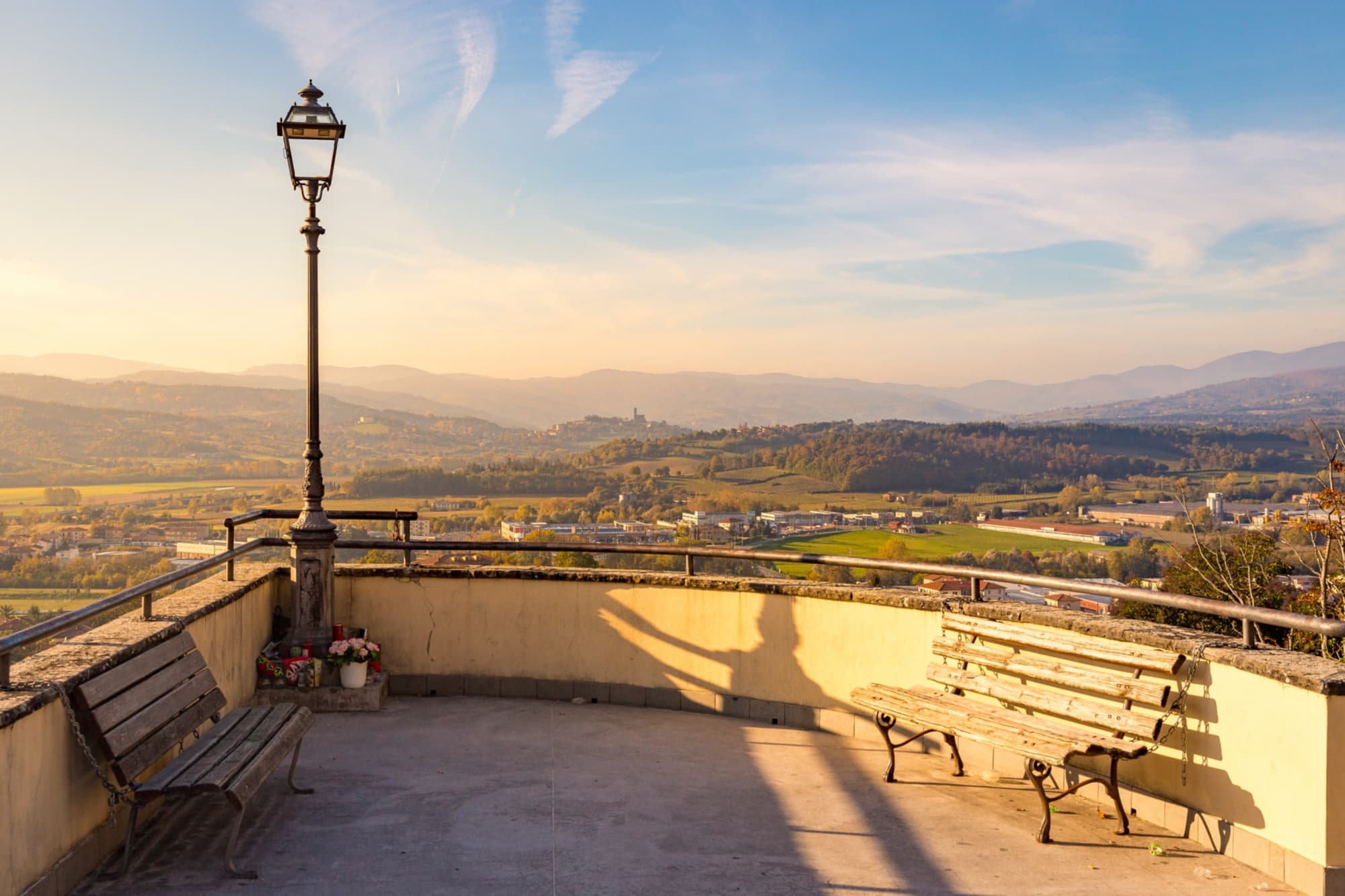 Il paesaggio del Casentino da Bibbiena