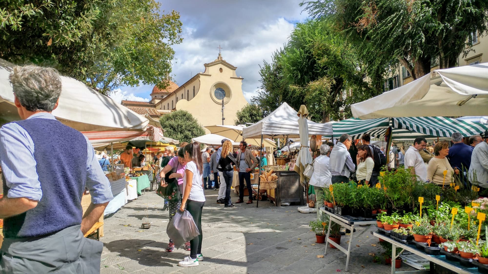 La Fierucola in Piazza Santo Spirito