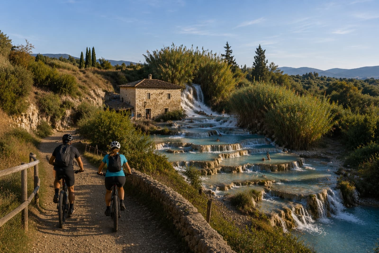 Terme di Saturnia e-bike tour