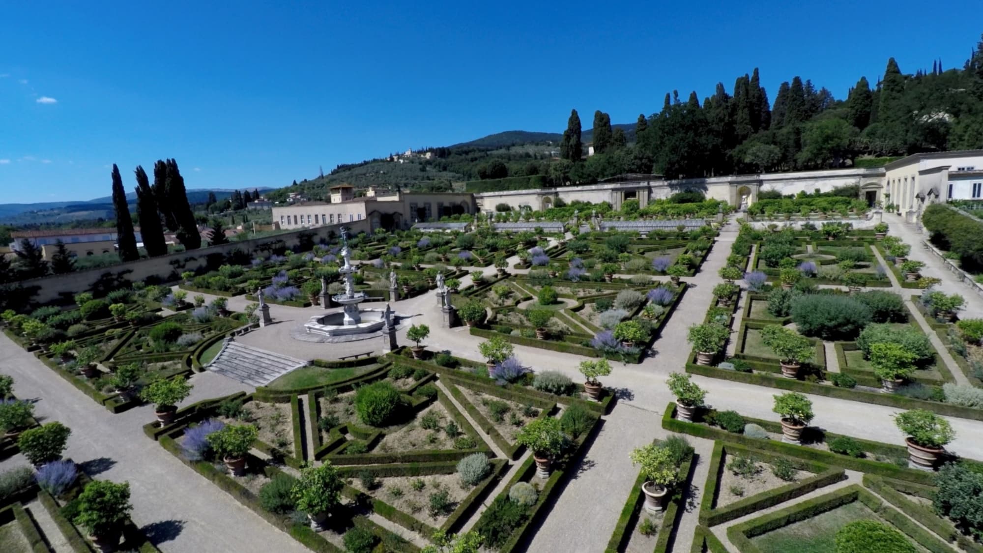 Il giardino della Villa Medicea di Castello
